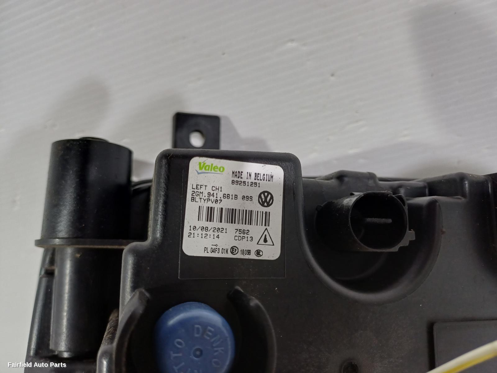 2020-2023 Volkswagen T-cross Left Indicator Fog Side
