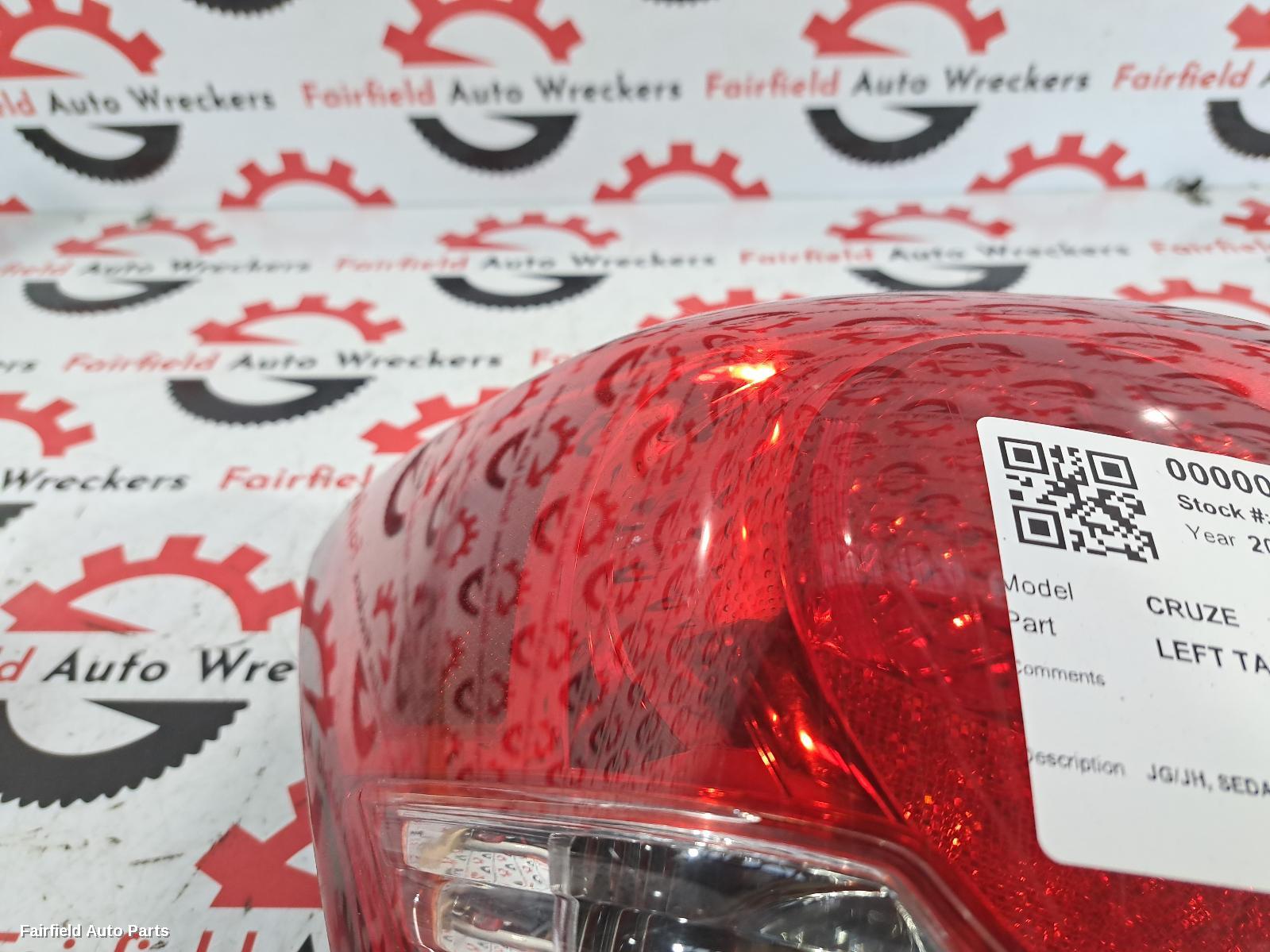 2009-2017 Holden Cruze Left Taillight