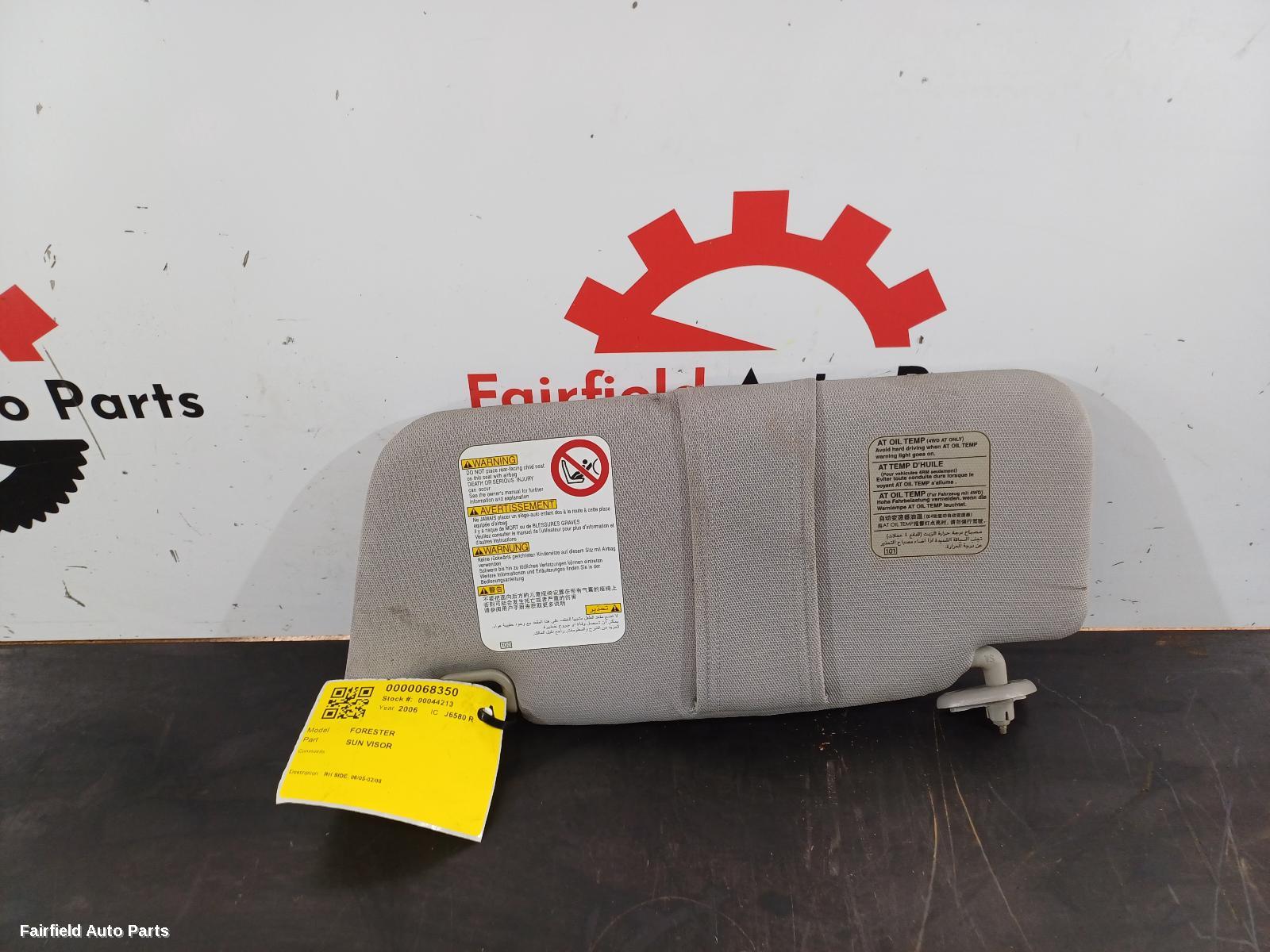 2005-2008 Subaru Forester Sunvisor