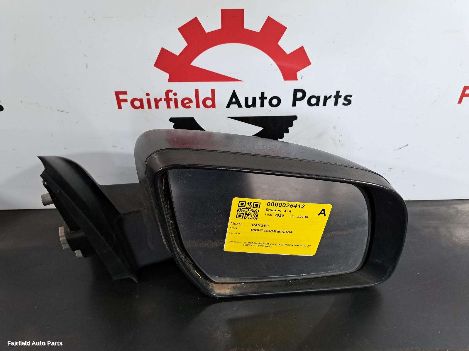 2015-2022 Ford Ranger Right Door Mirror
