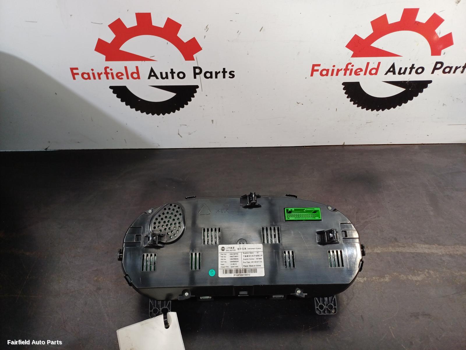 2020-2024 Mg Zs Instrument Cluster