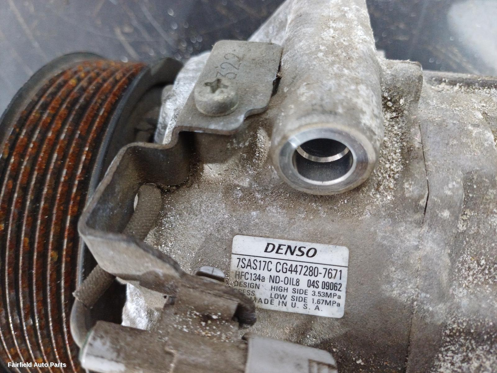 2013-2016 Toyota Kluger A C Compressor