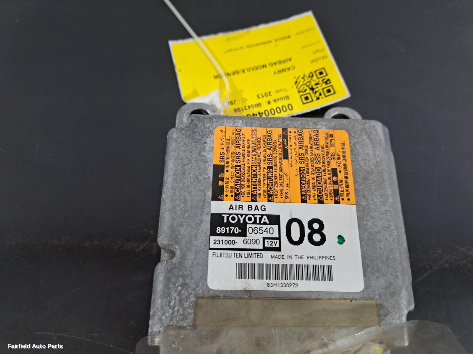 2011-2017 Toyota Camry Airbag Module Sensor