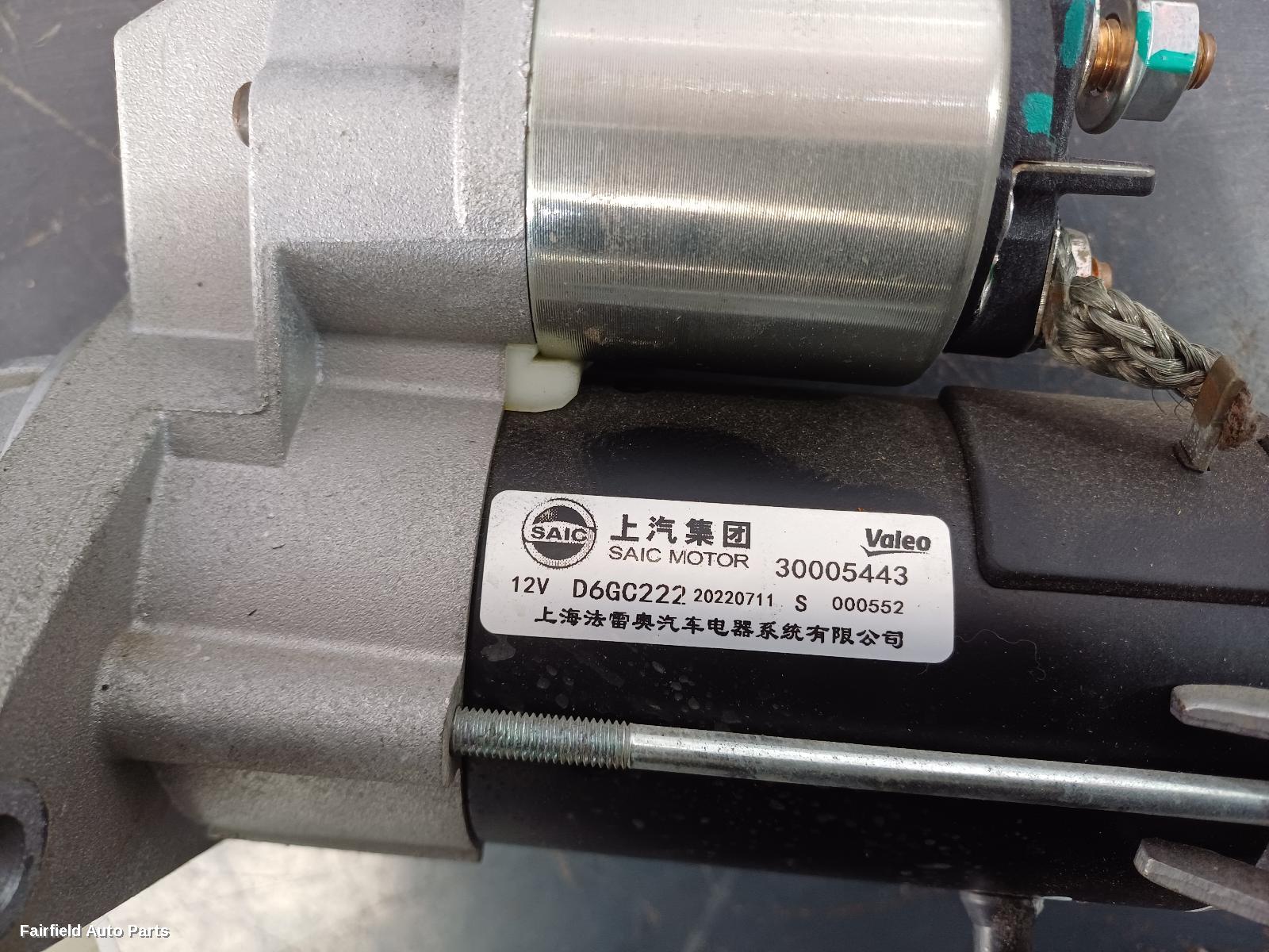 2016-2024 Mg Mg3 Starter