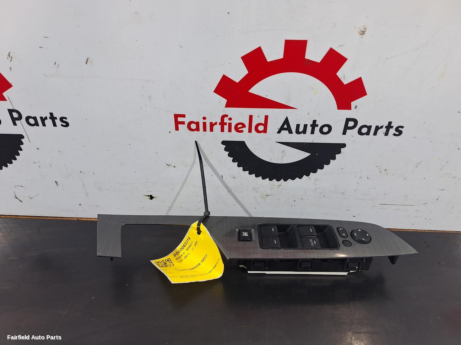 2010-2012 Mazda 6 Pwr Dr Wind Switch