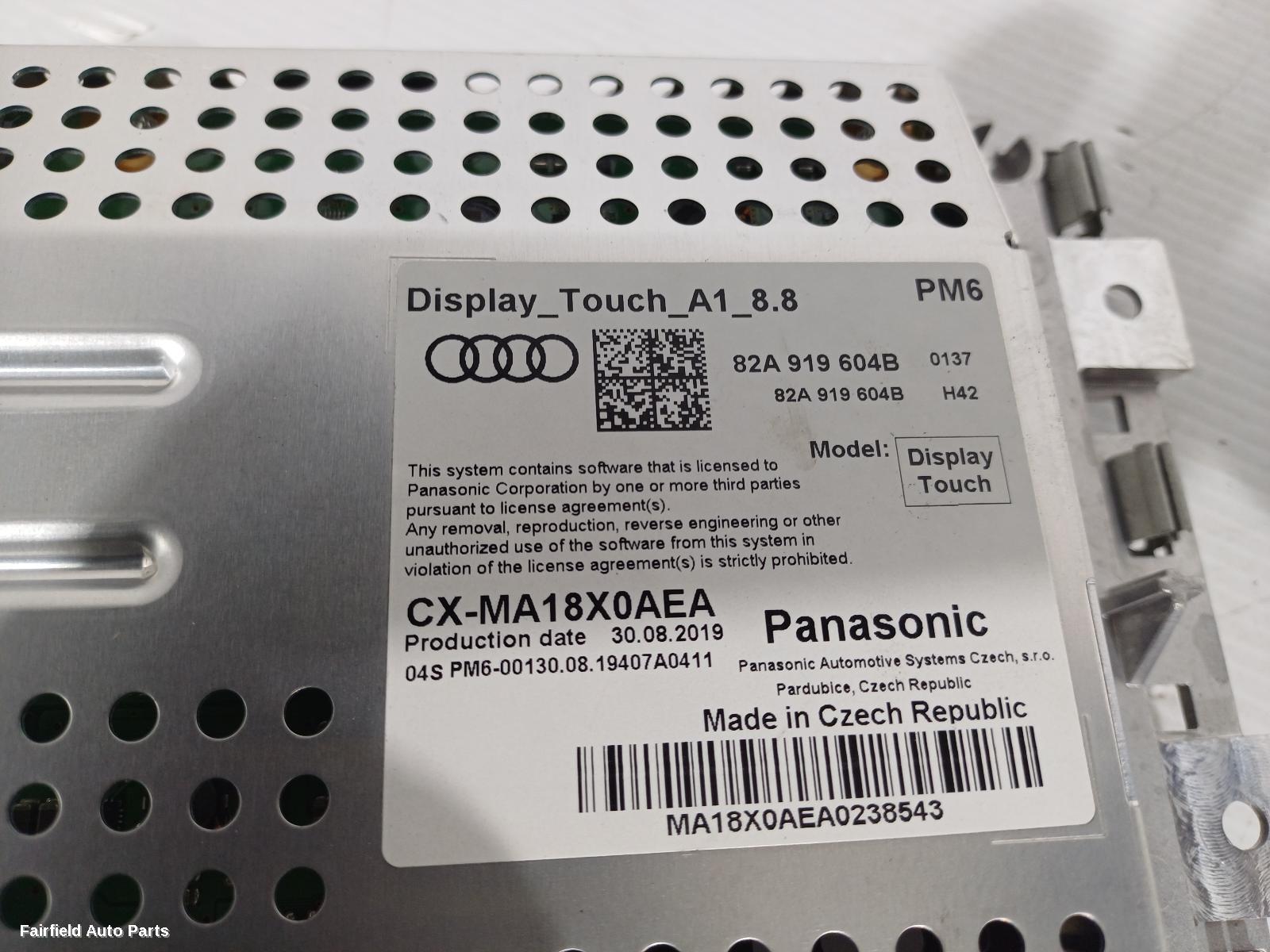 2019-2026 Audi A1 Radio Cd Dvd Sat Tv