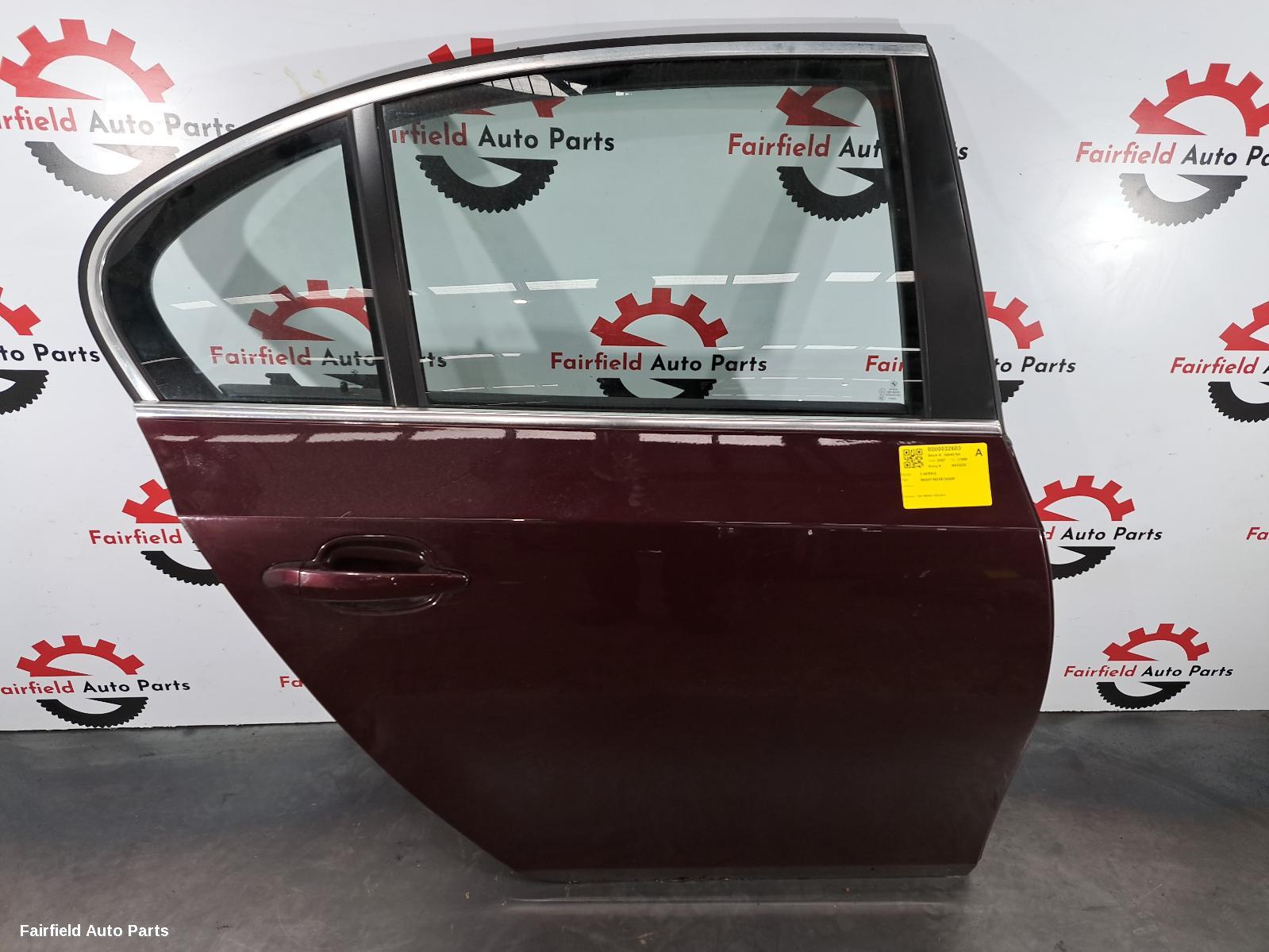 2003-2010 Bmw 5 Series Right Rear Door Sliding
