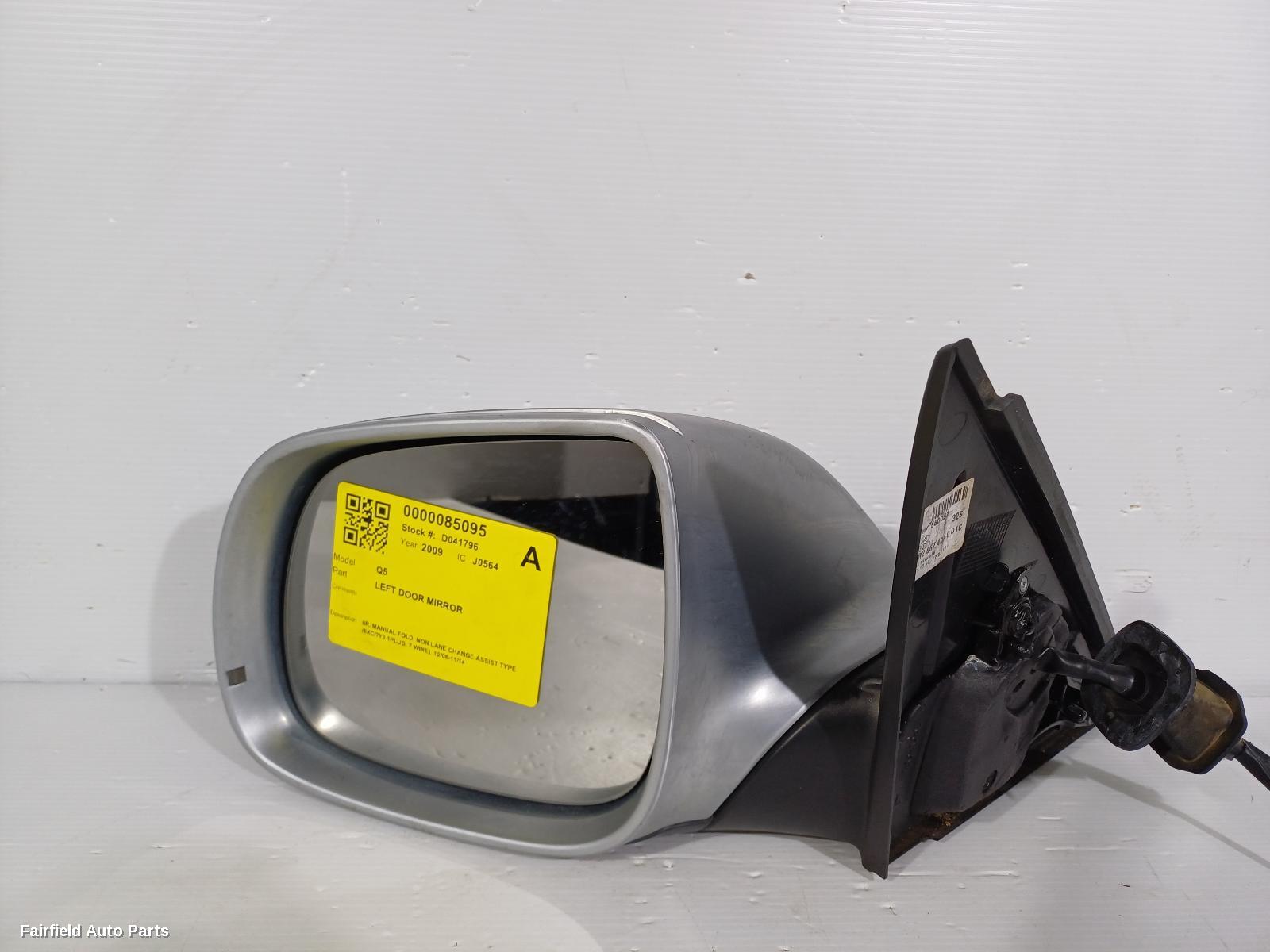 2008-2014 Audi Q5 Left Door Mirror