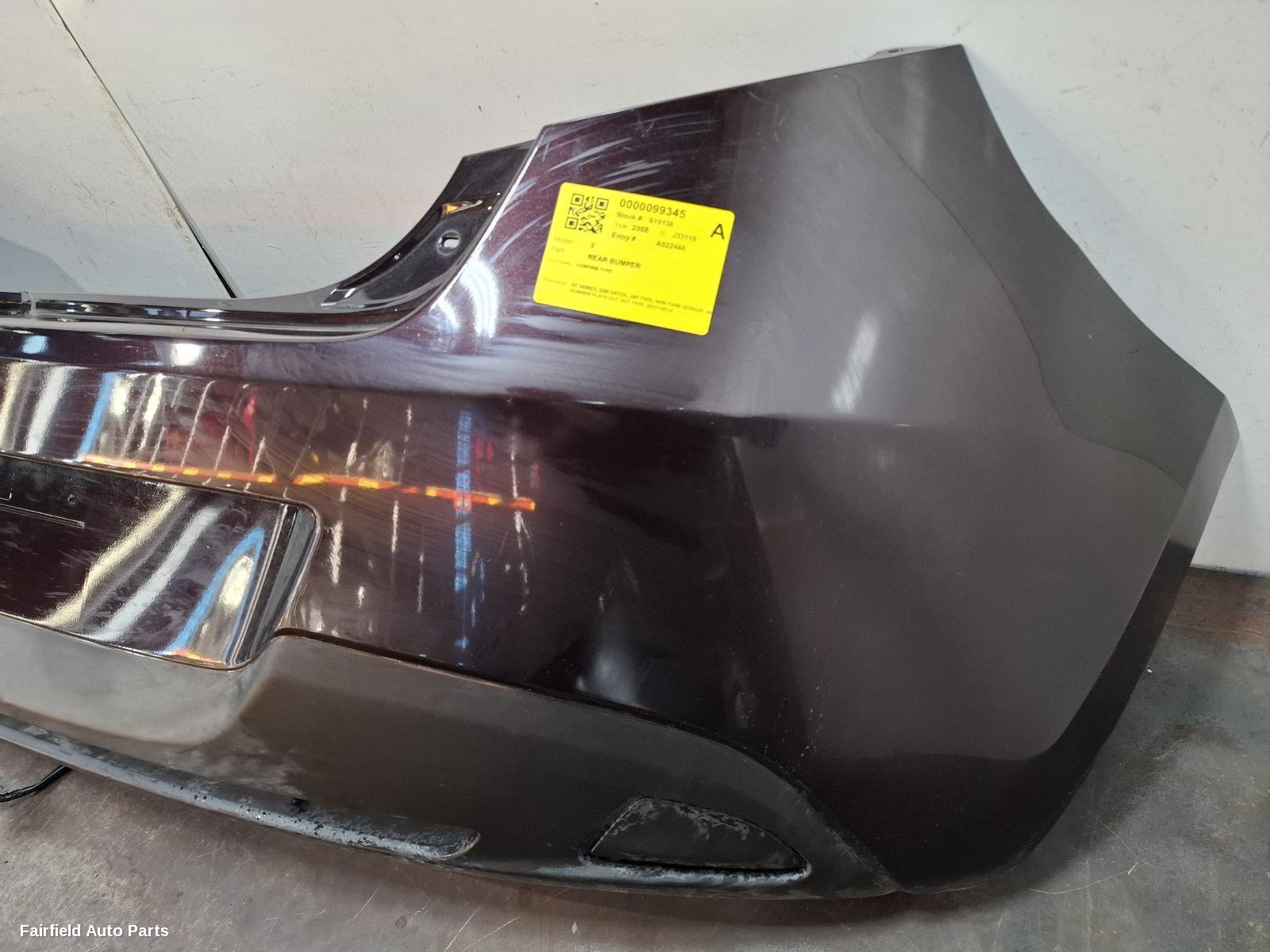 2007-2014 Mazda 2 Rear Bumper