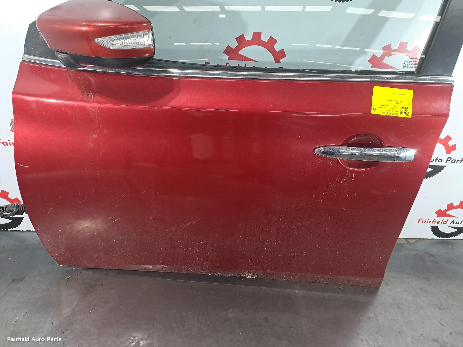 2012-2017 Nissan Pulsar Left Front Door