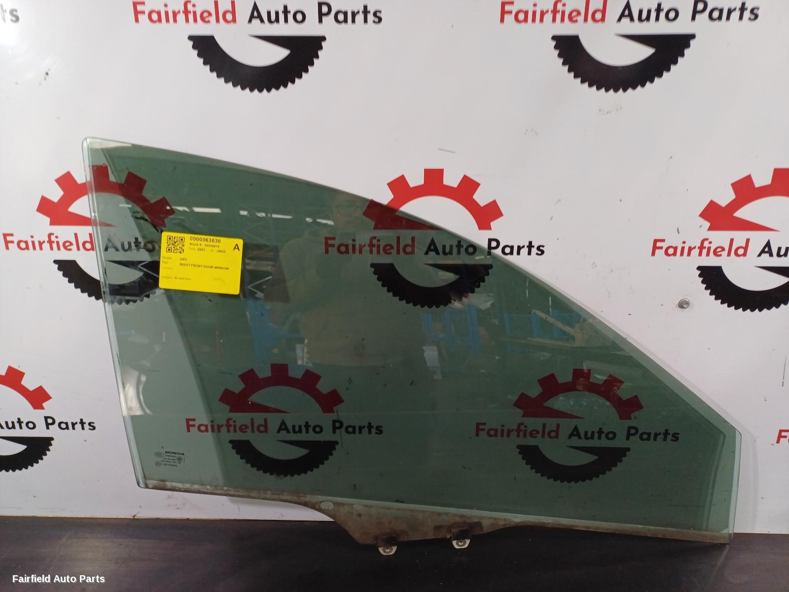 2007-2012 Honda Crv Right Front Door Window