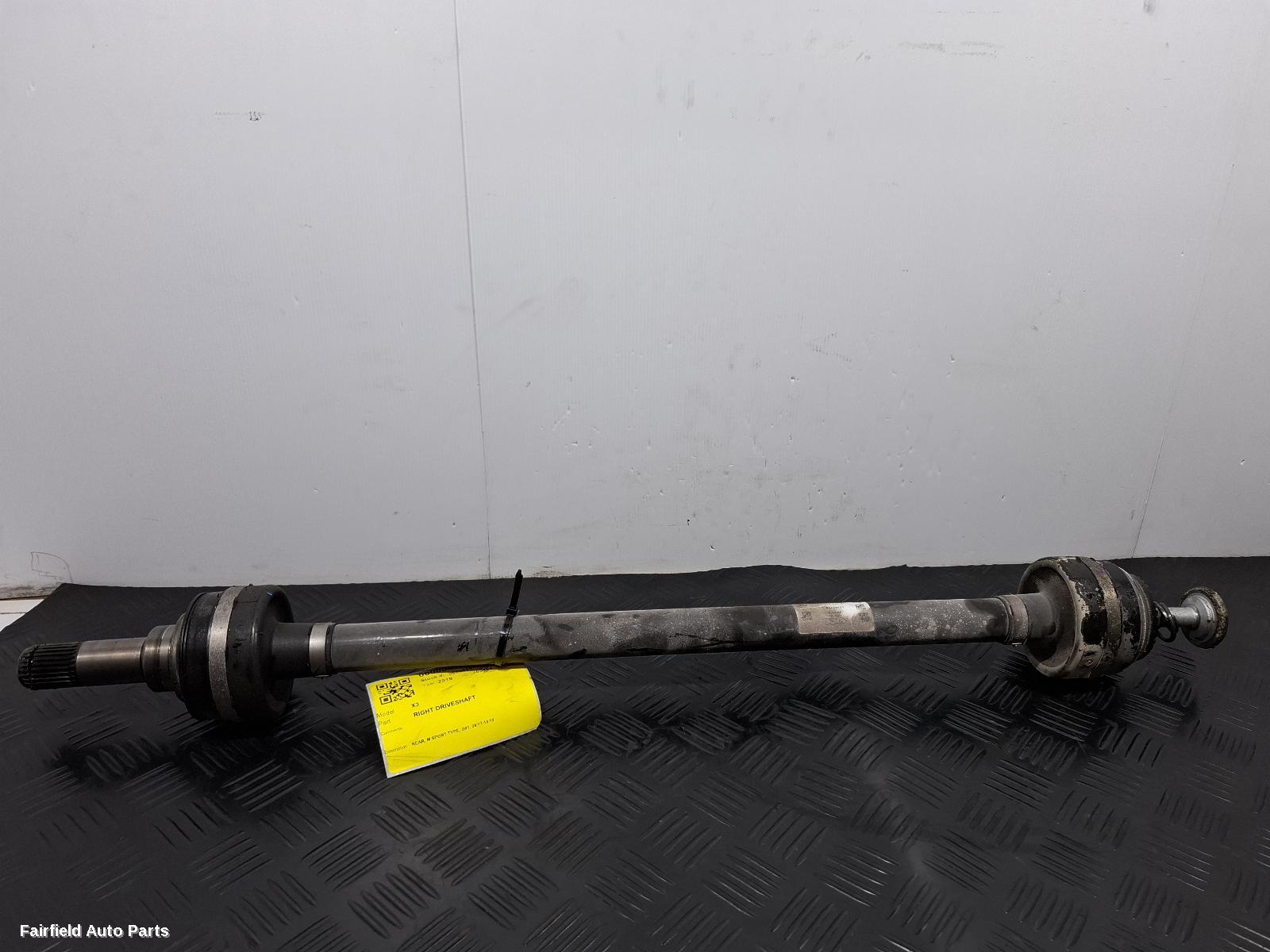 2017-2019 Bmw X3 Right Driveshaft