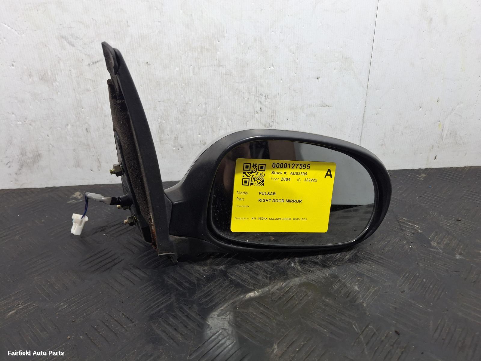 2003-2005 Nissan Pulsar Right Door Mirror
