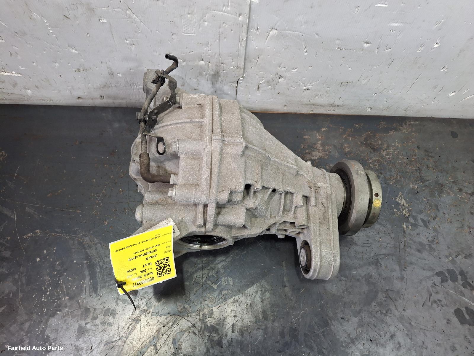 2016-2024 Maserati Levante Differential Centre