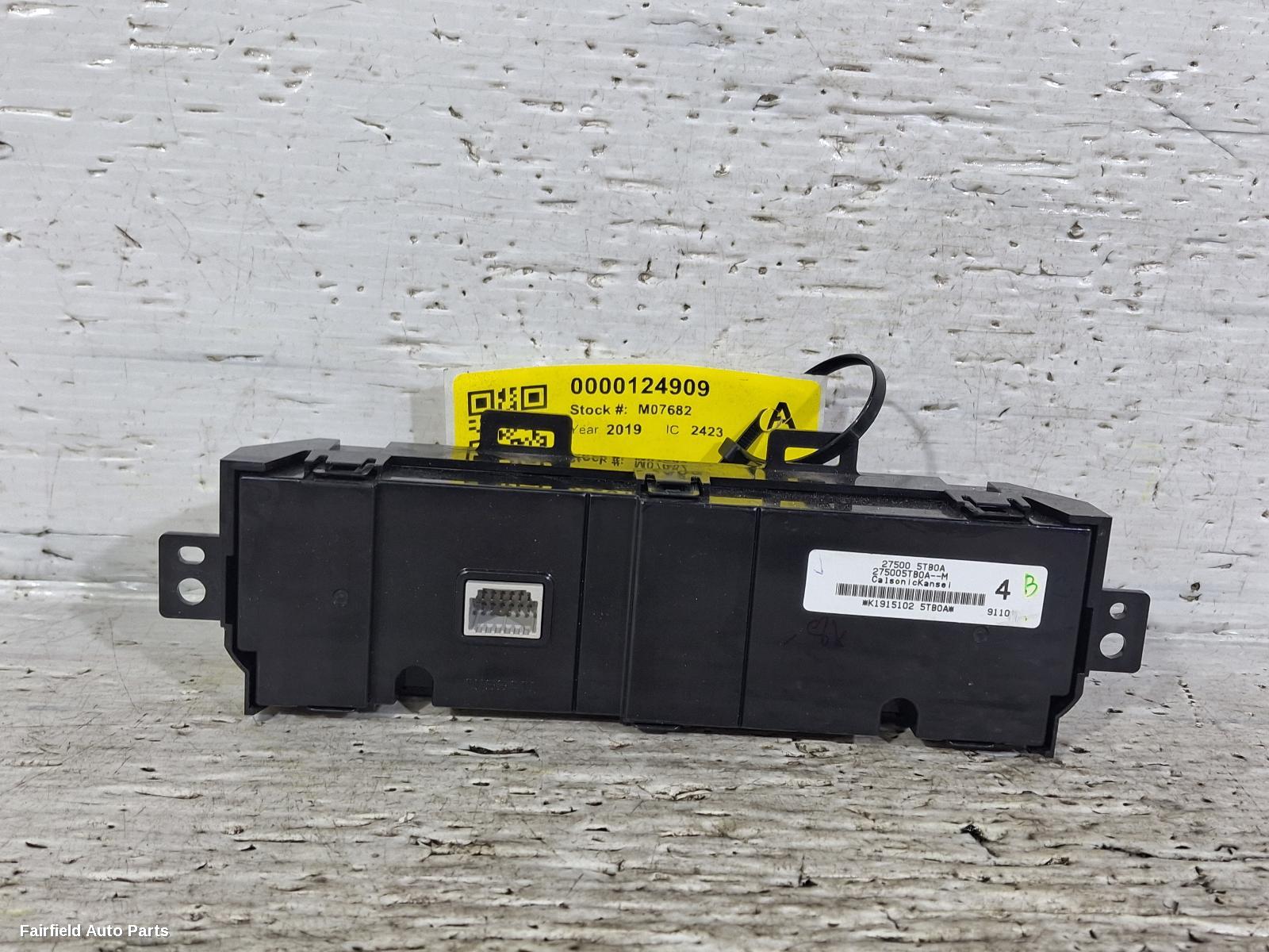 2016-2022 Nissan Serena Heater Ac Controls