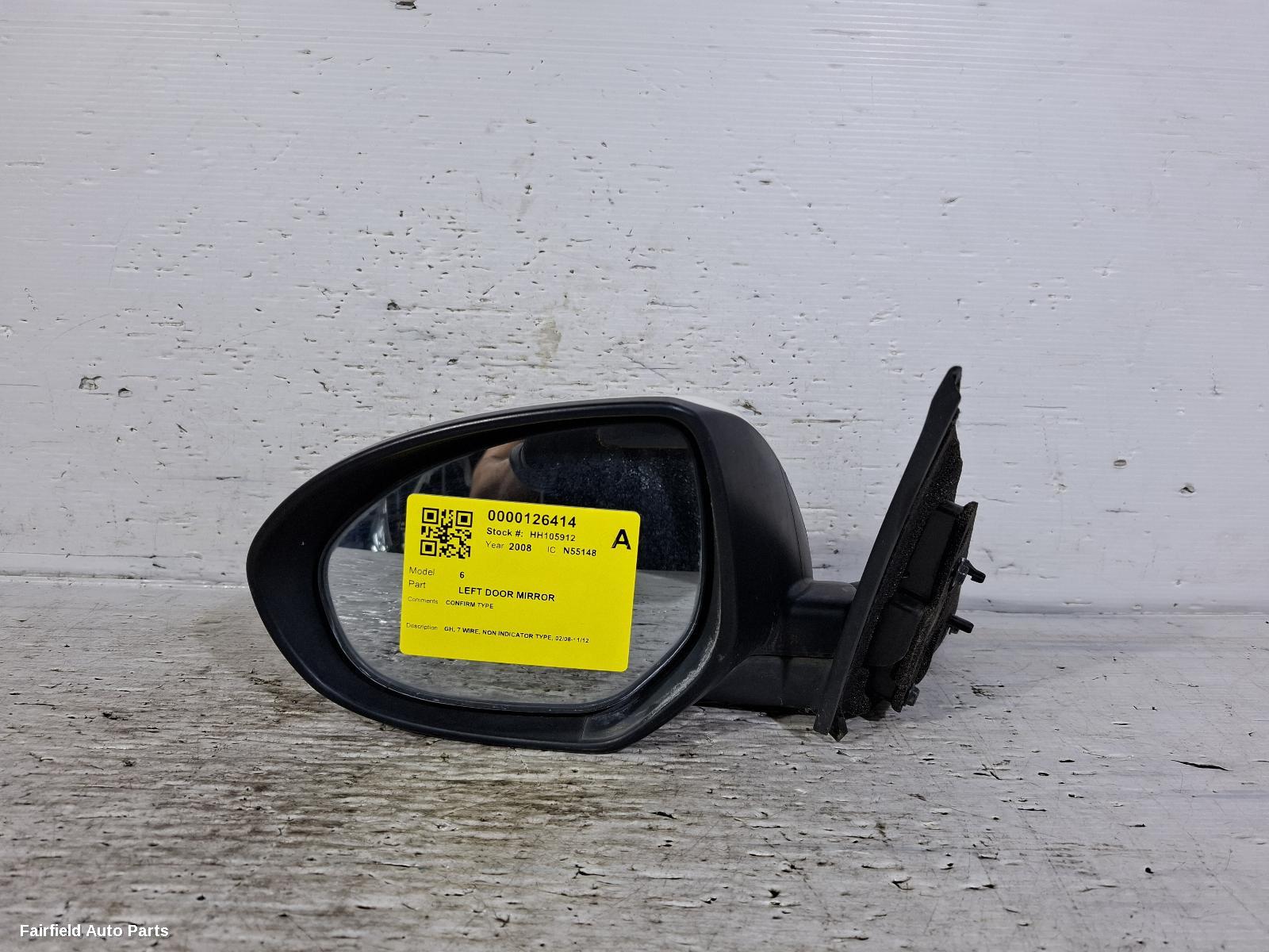 2008-2012 Mazda 6 Left Door Mirror