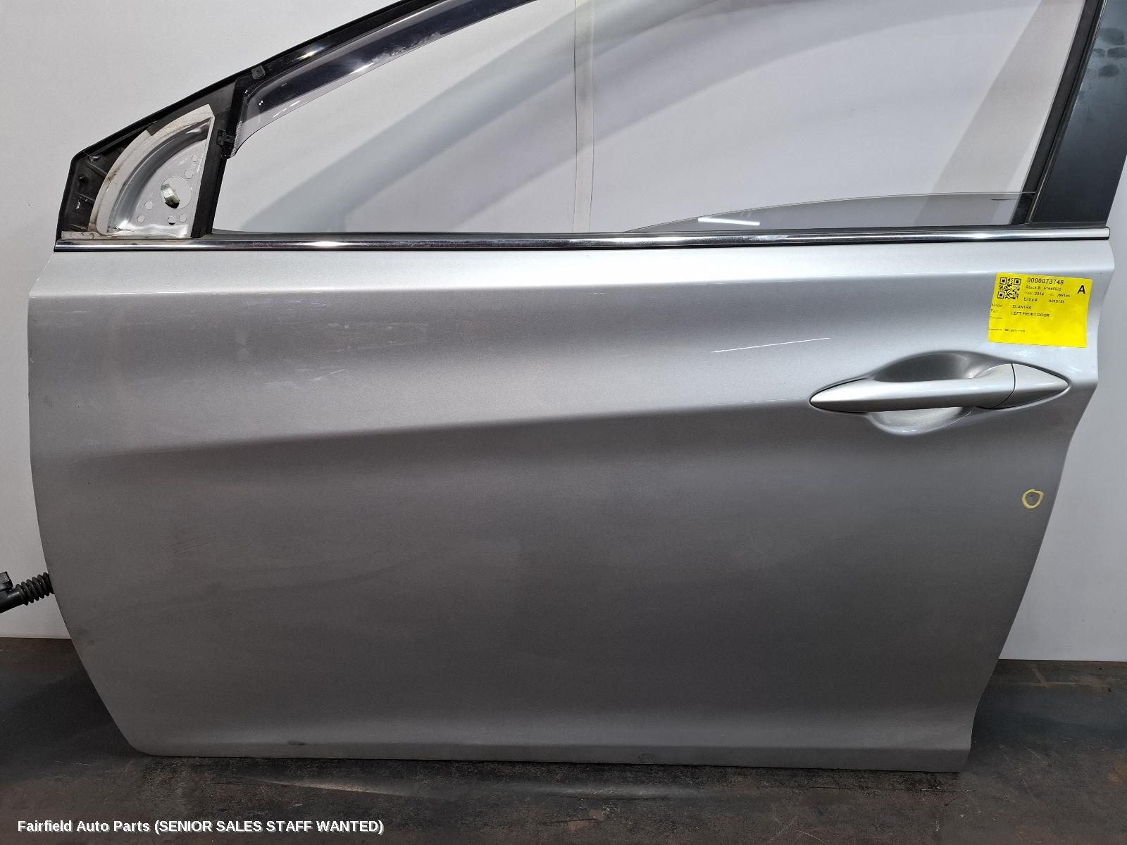 2011-2015 Hyundai Elantra Left Front Door
