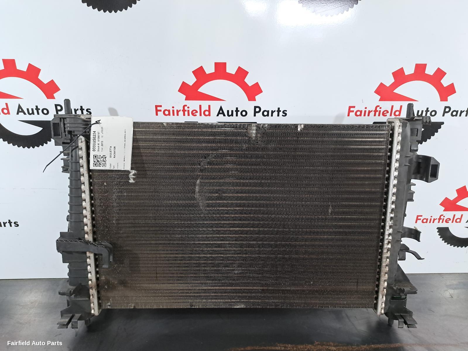 2011-2020 Alfa Romeo Giulietta Radiator