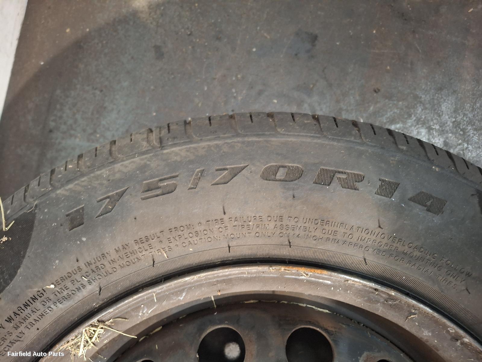 2010-2012 Hyundai I20 Wheel Standard Steel