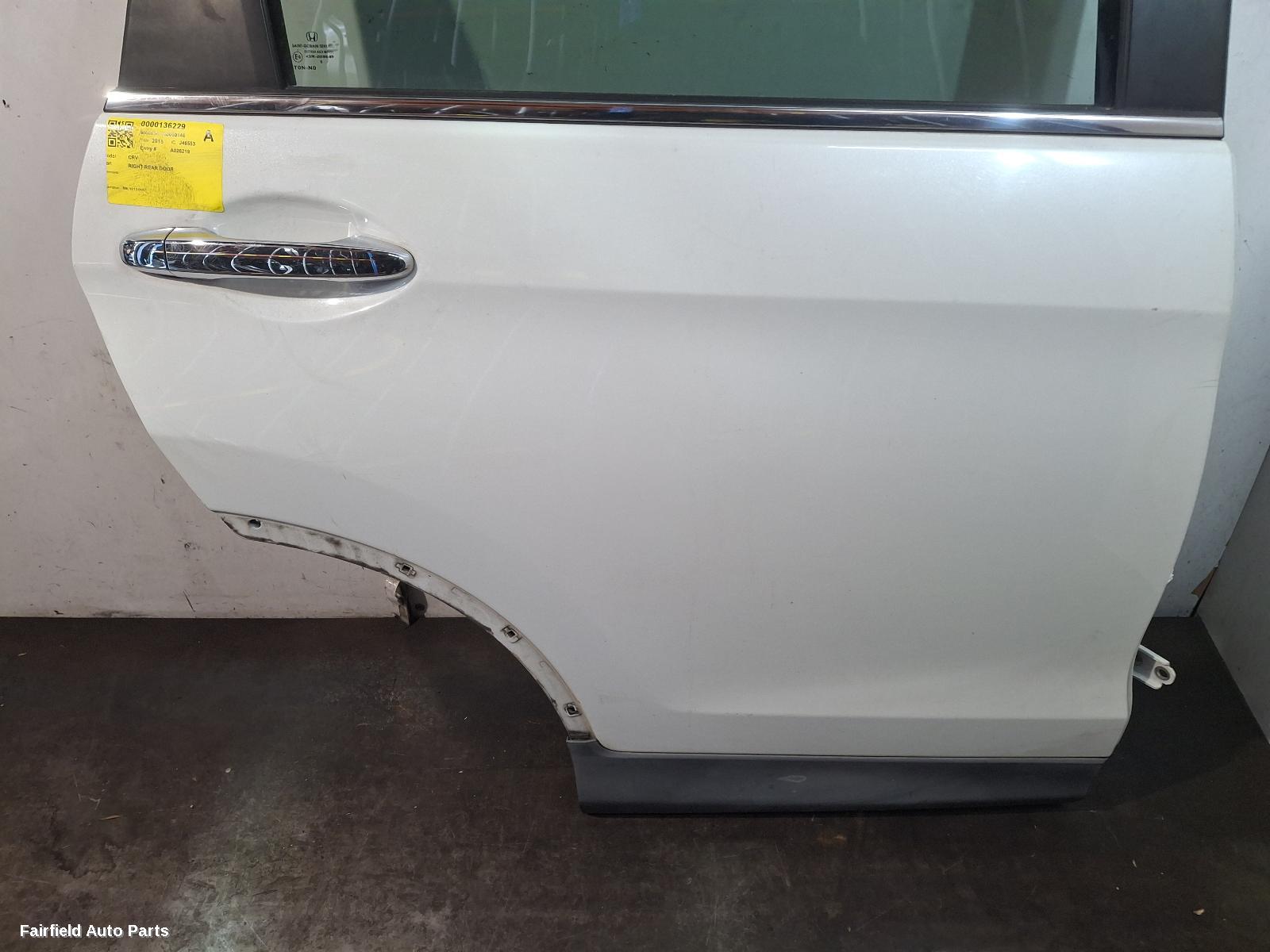 2012-2017 Honda Crv Right Rear Door Sliding