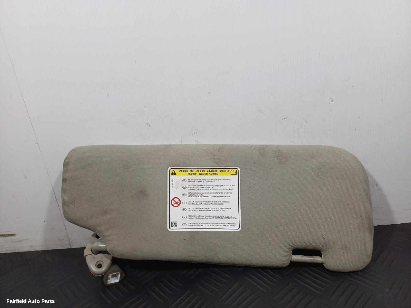 2011-2018 Holden Captiva Sunvisor