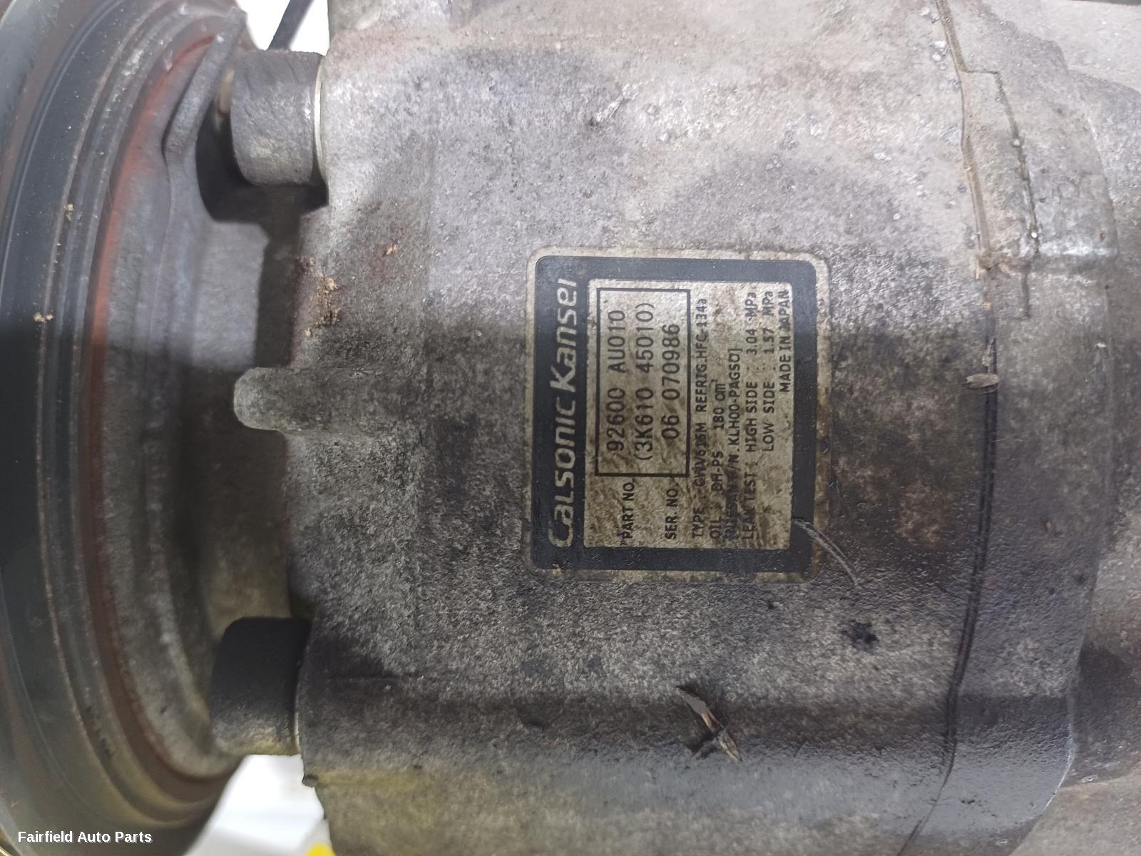 2001-2007 Nissan Xtrail A C Compressor