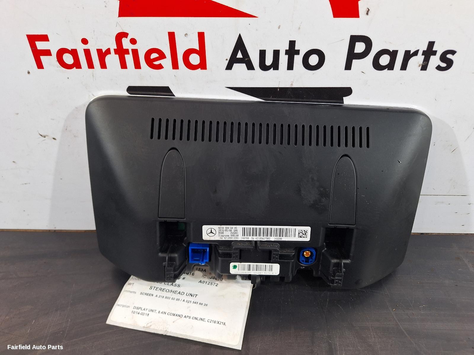 2014-2018 Mercedes Cls Class Radio Cd Dvd Sat Tv