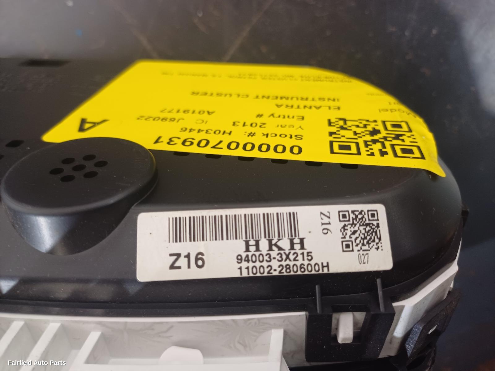 2011-2013 Hyundai Elantra Instrument Cluster
