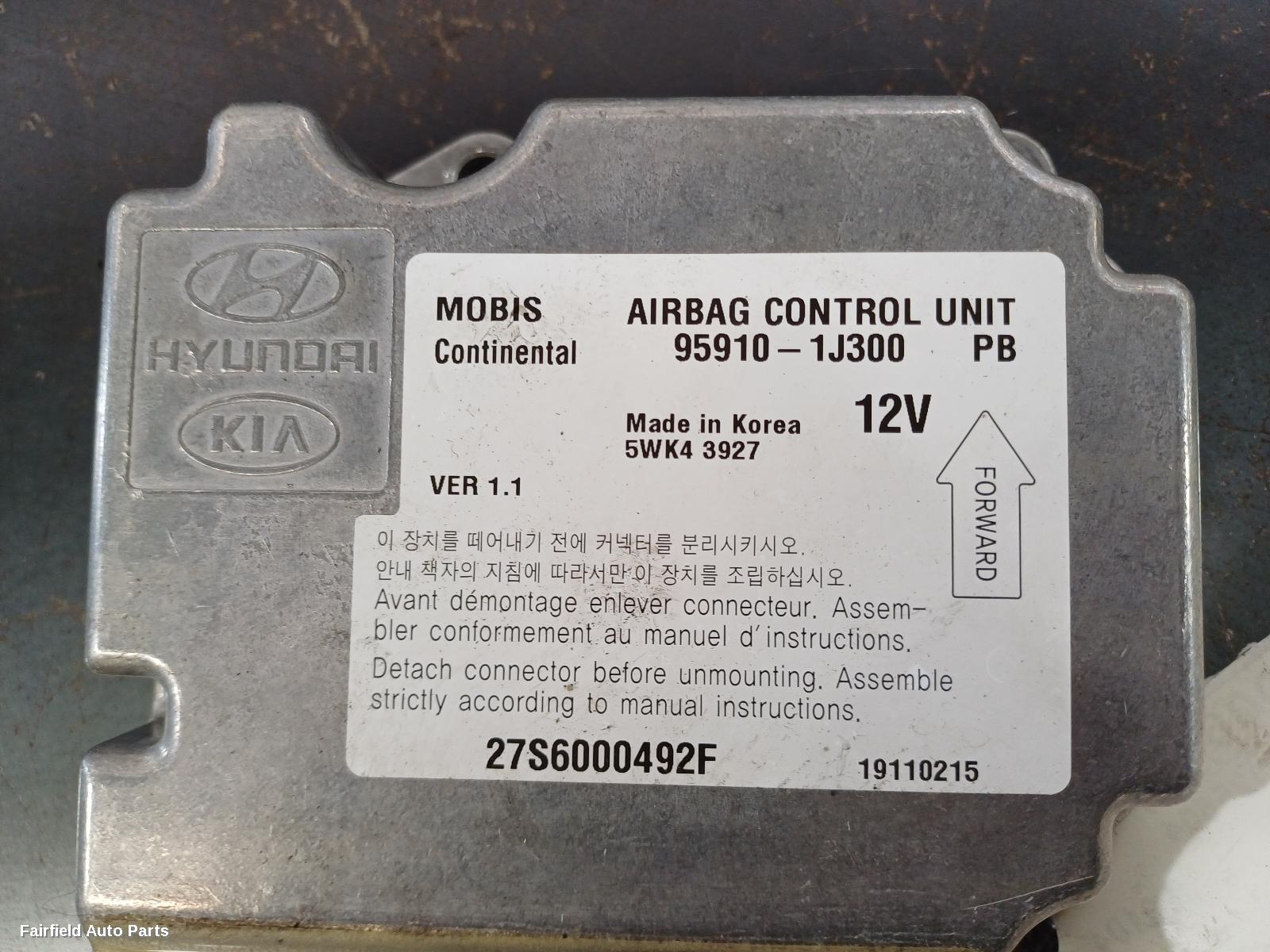 2010-2015 Hyundai I20 Airbag Module Sensor