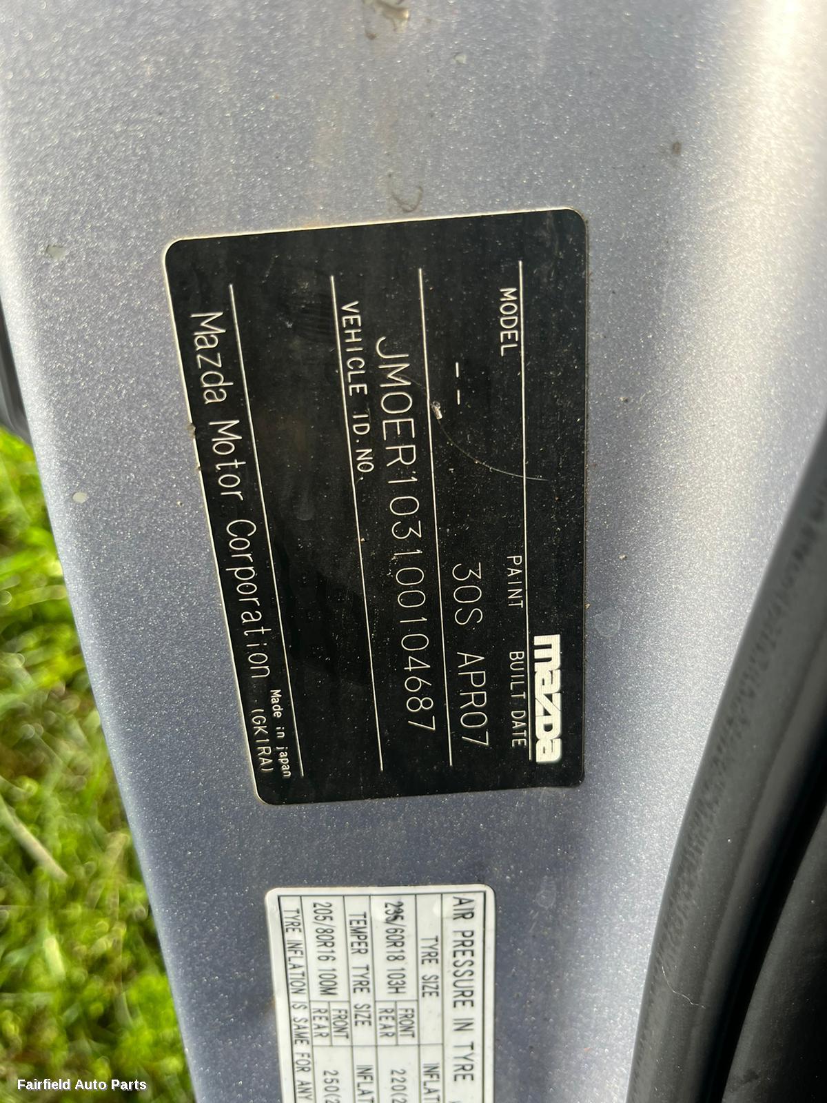 2006-2009 Mazda Cx7 Right Indicator Fog Side