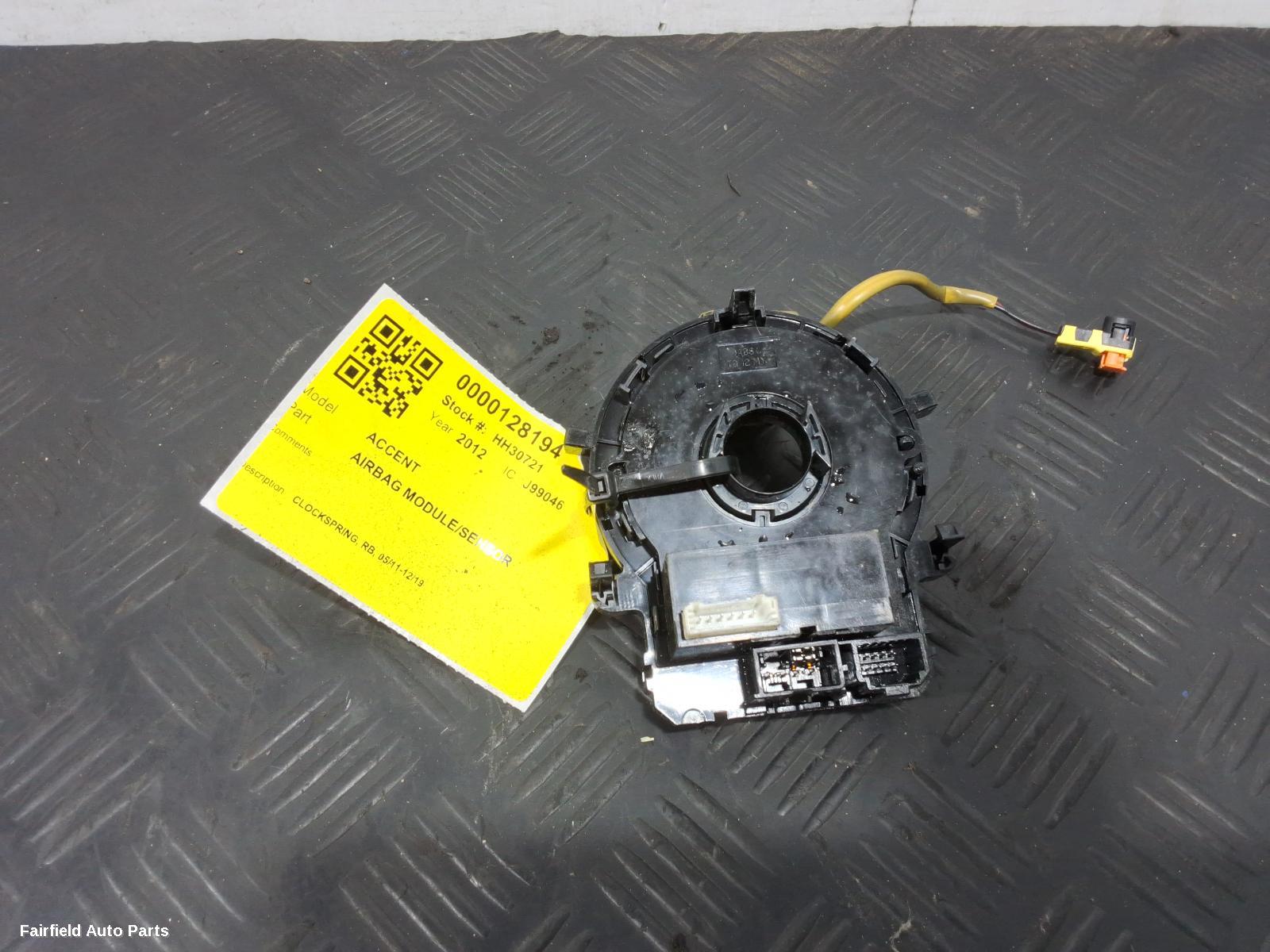 2011-2019 Hyundai Accent Airbag Module Sensor