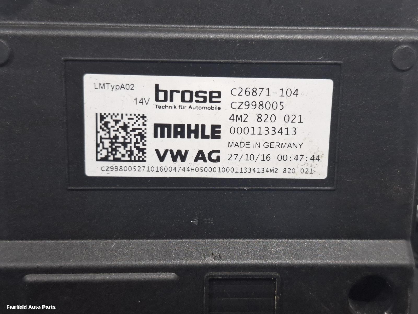 2015-2025 Audi Q7 Heater Fan Motor