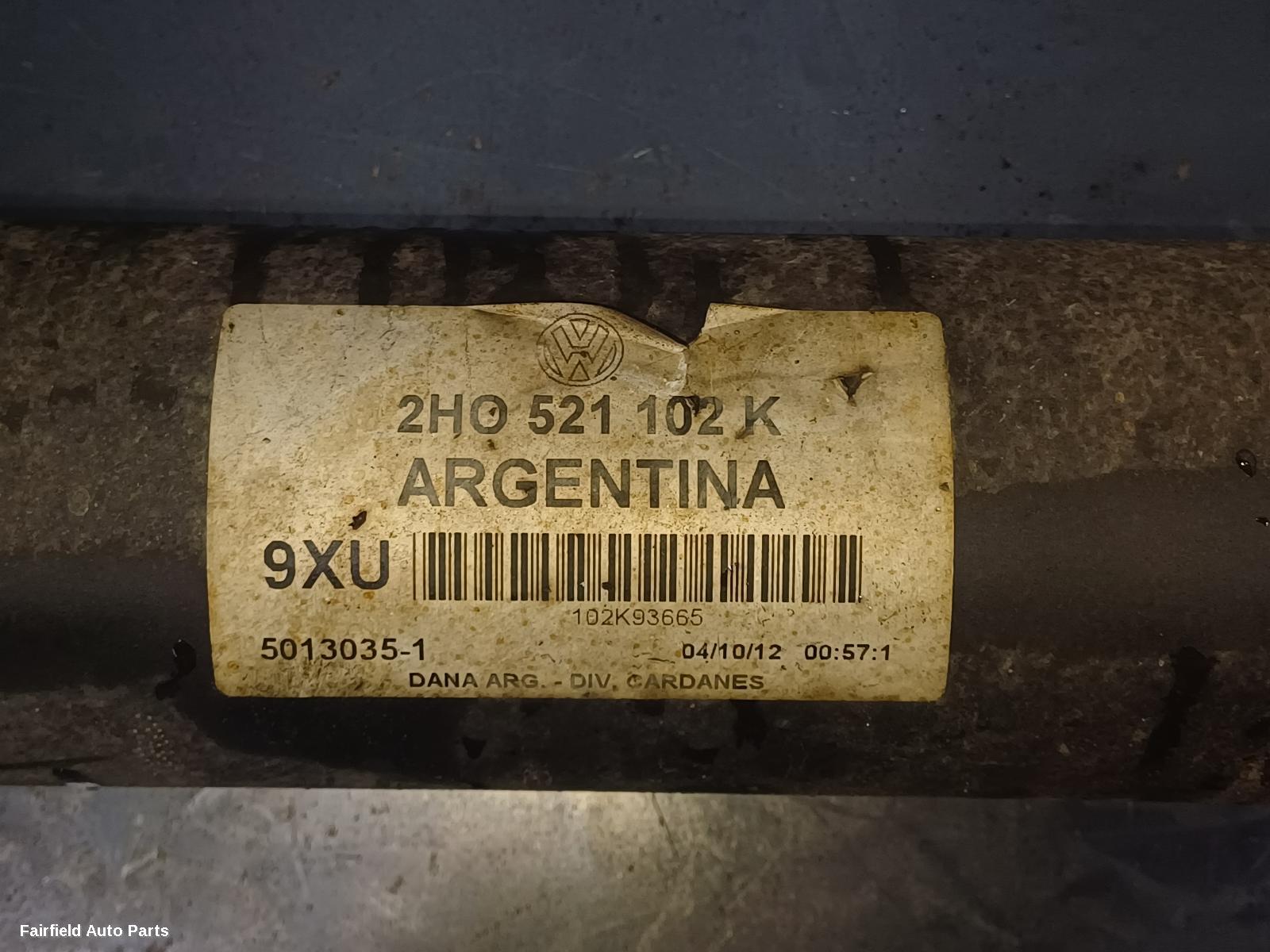 2010-2022 Volkswagen Amarok Rear Drive Shaft