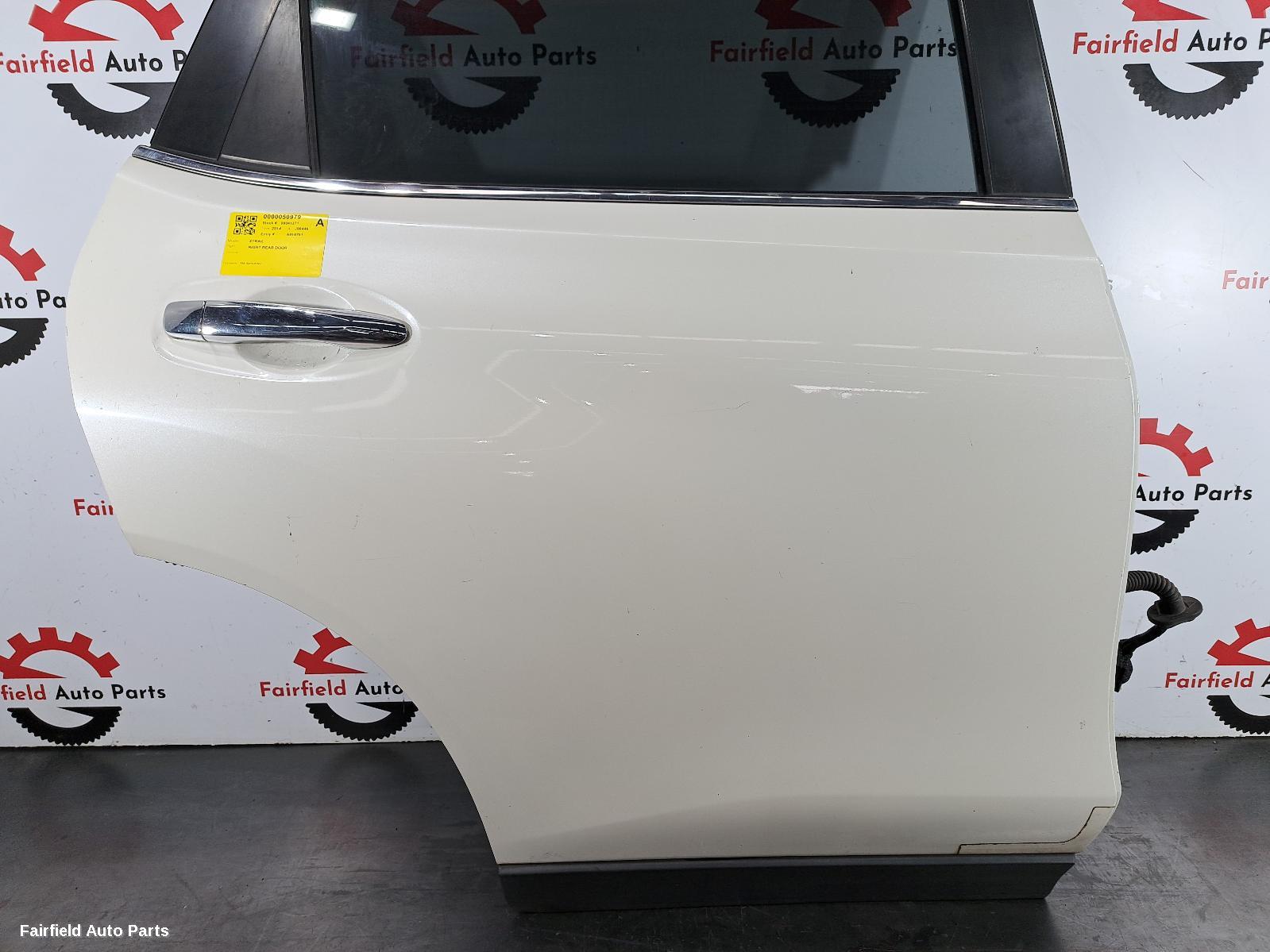 2014-2022 Nissan Xtrail Right Rear Door Sliding