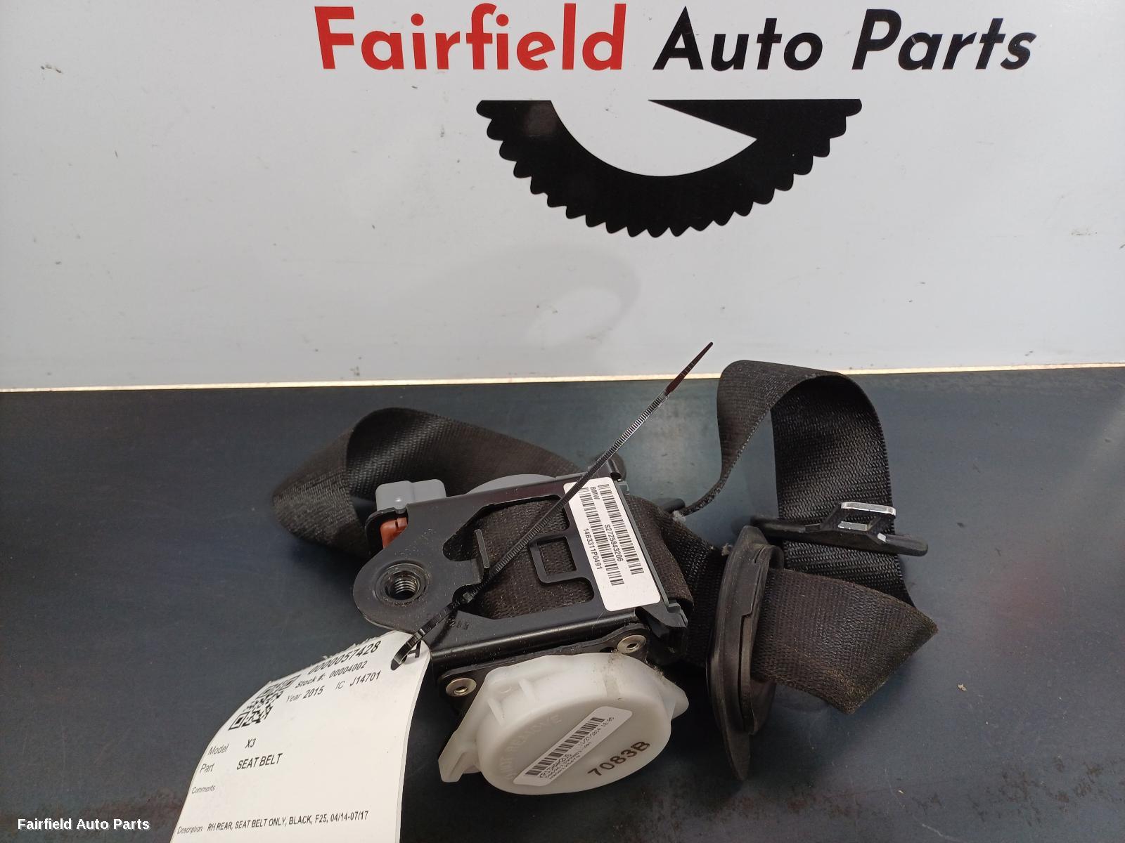 2014-2017 Bmw X3 Seatbelt Stalk