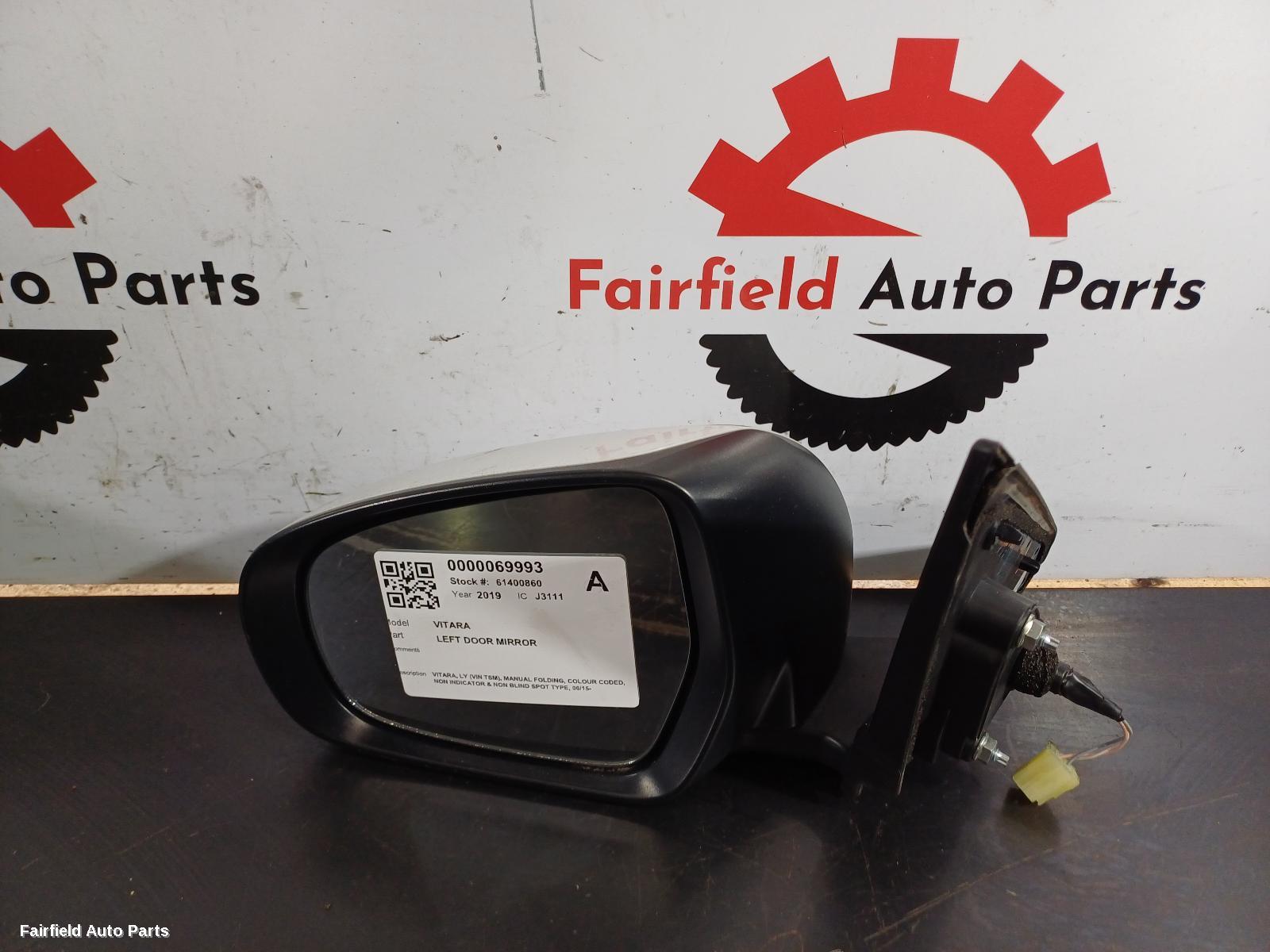 2015-2025 Suzuki Vitara Left Door Mirror