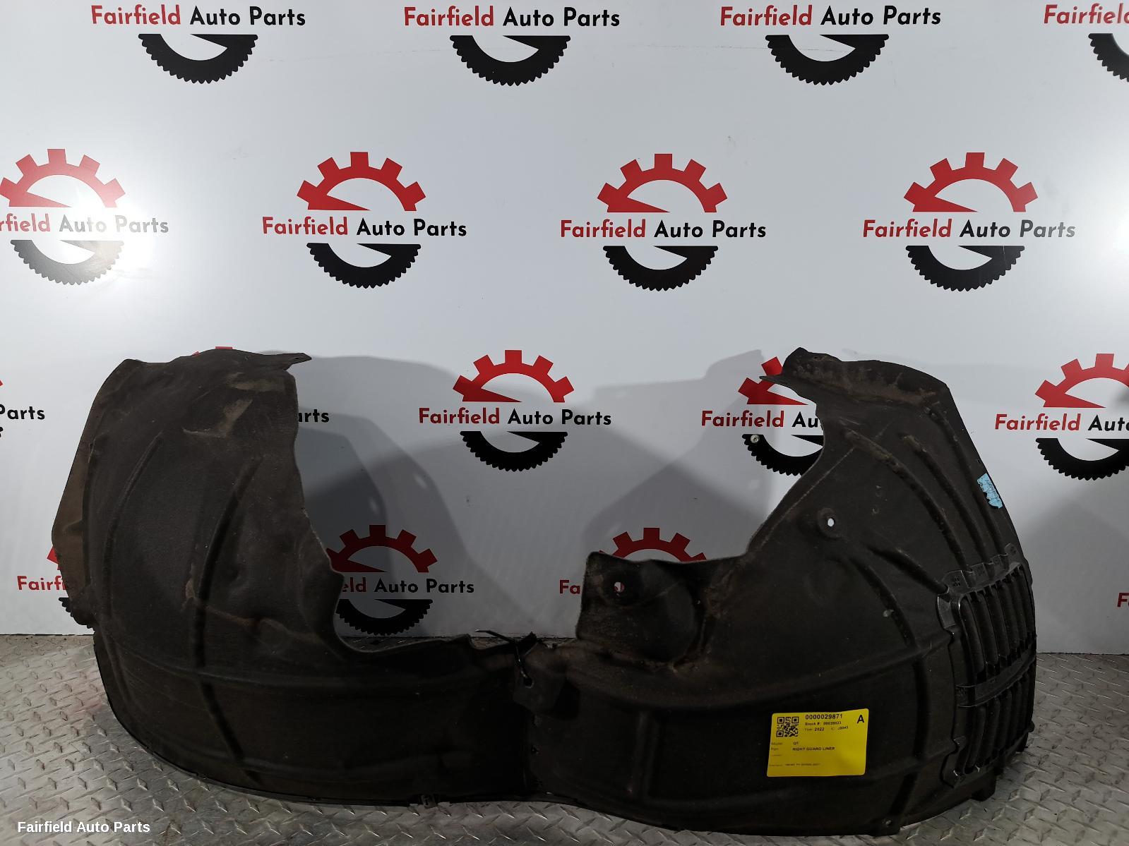 2017-2025 Audi Q5 Right Guard Liner