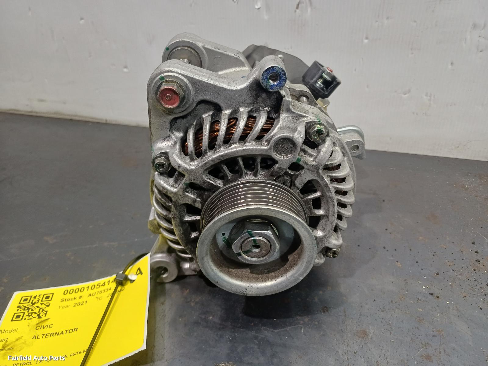2016-2021 Honda Civic Alternator