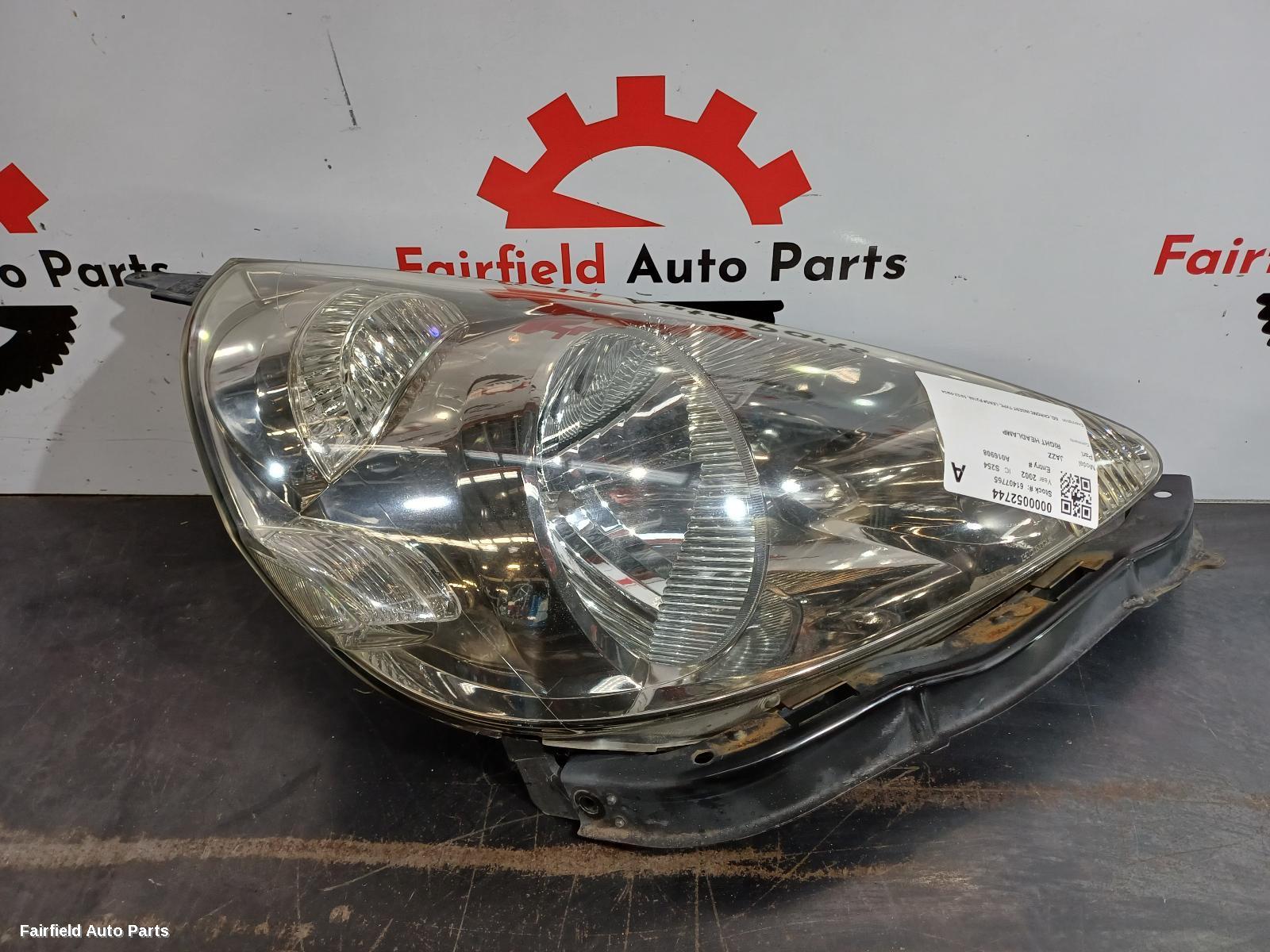 2002-2004 Honda Jazz Right Headlamp