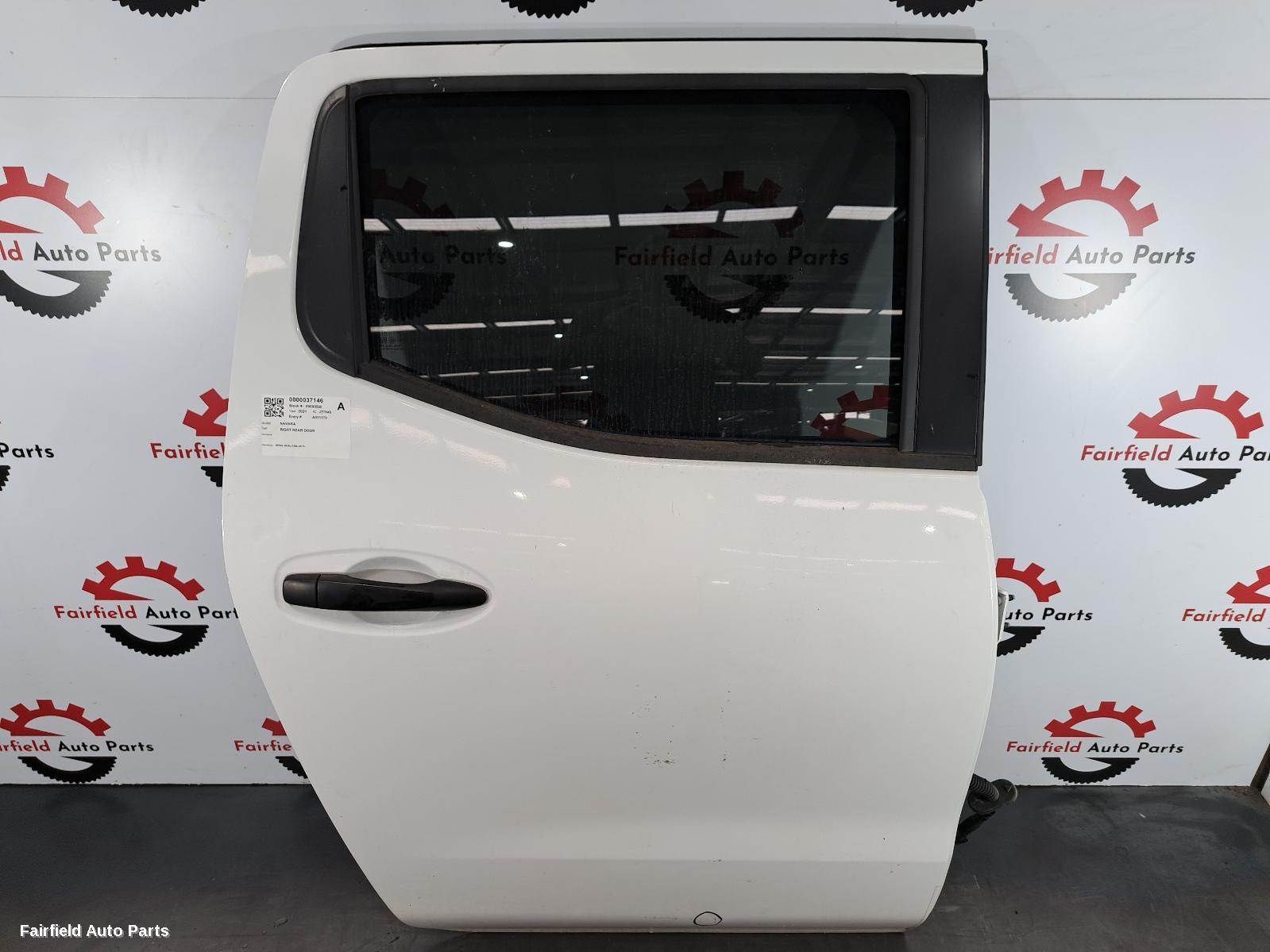 2015-2023 Nissan Navara Right Rear Door Sliding