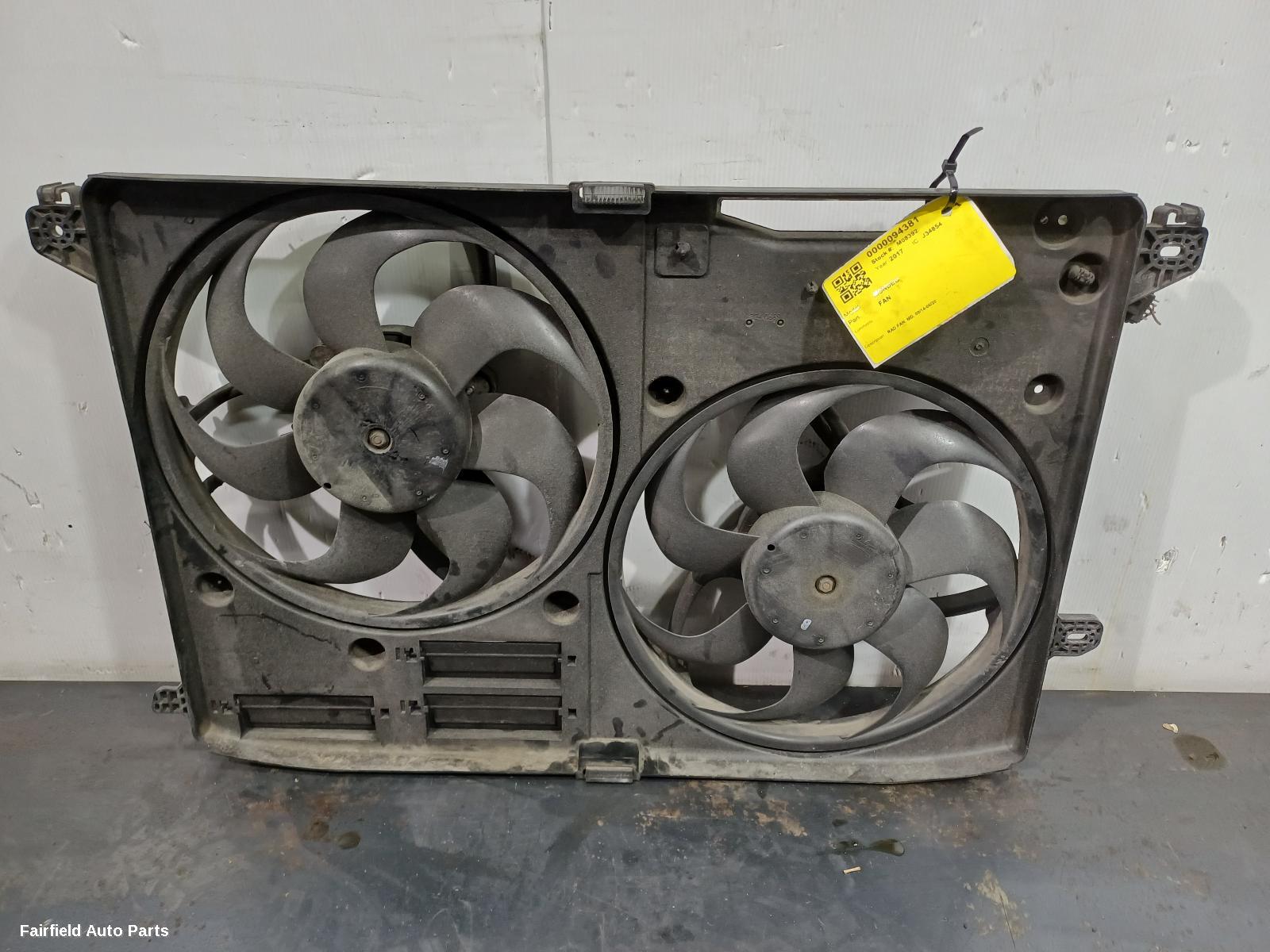 2014-2020 Ford Mondeo Fan