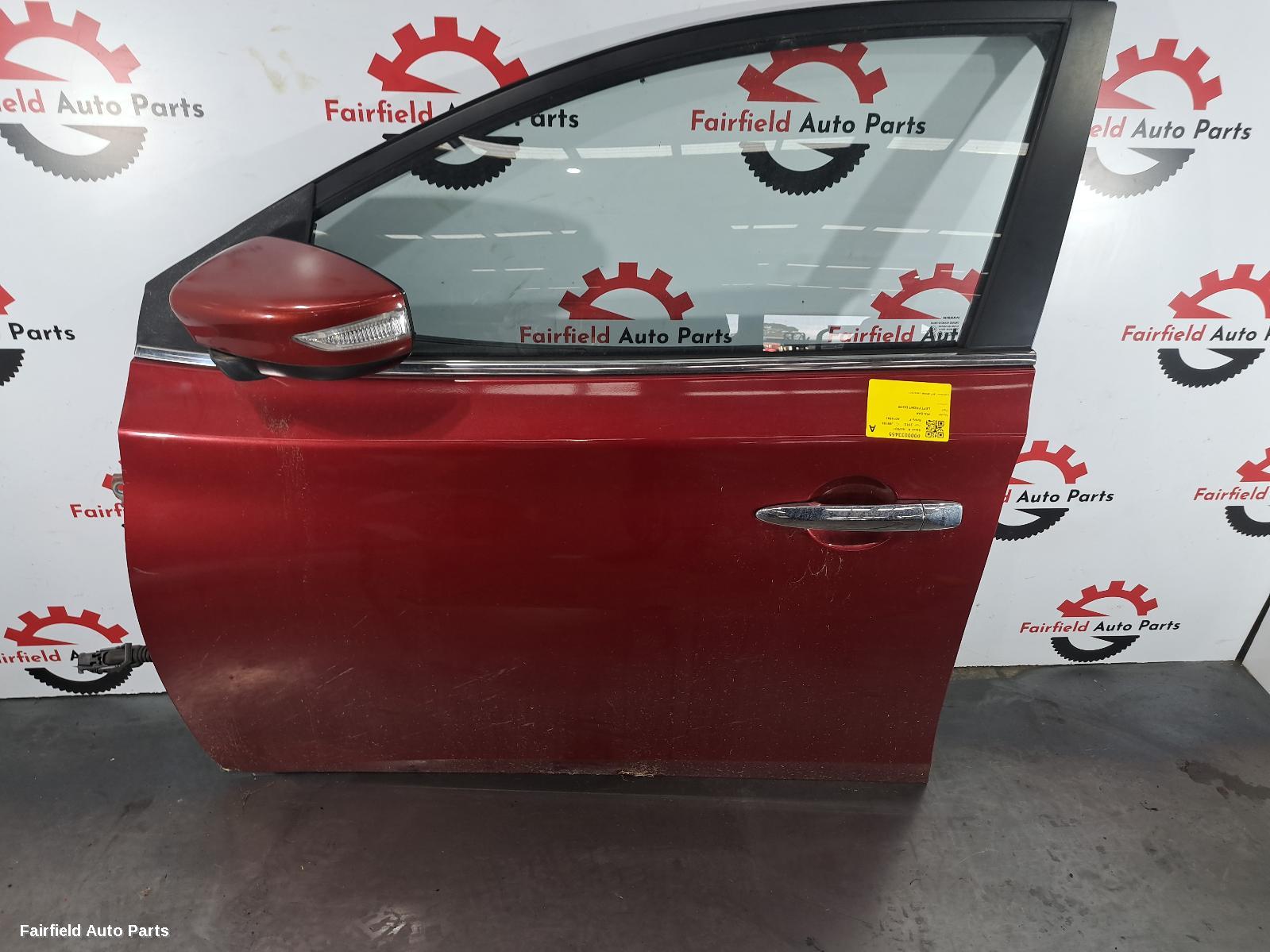 2012-2017 Nissan Pulsar Left Front Door