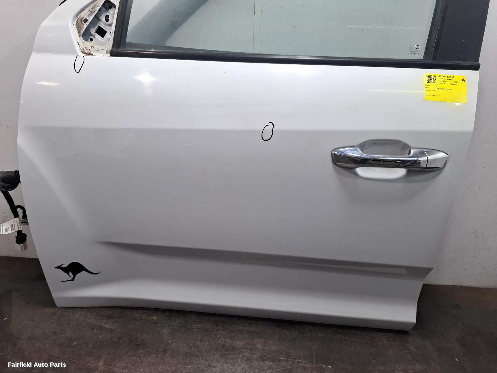 2017-2026 Ldv T60 Left Front Door