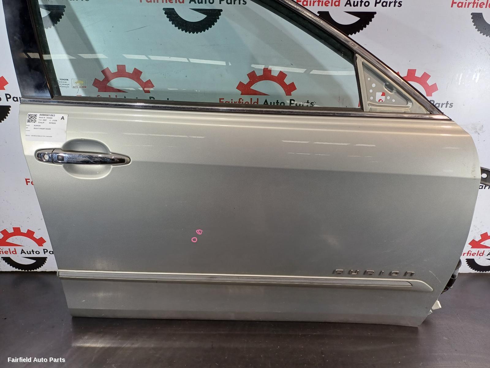 2006-2009 Toyota Aurion Right Front Door