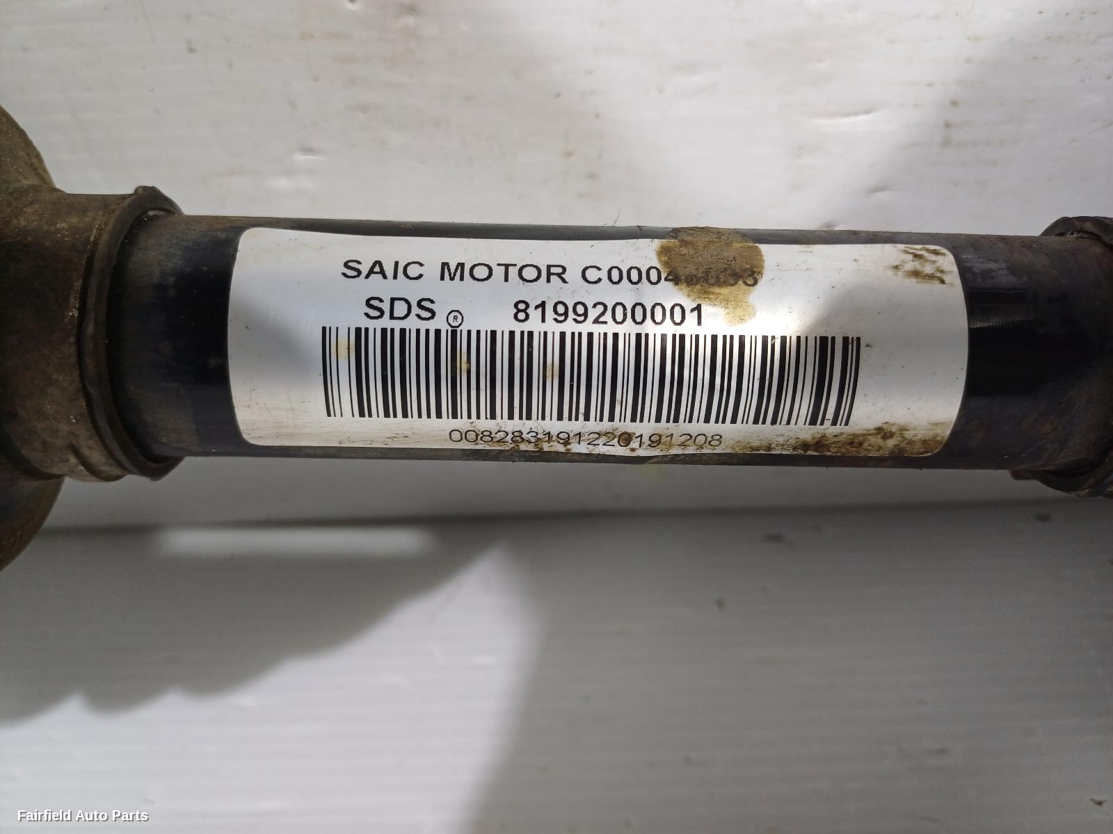 2020-2021 Ldv T60 Left Driveshaft