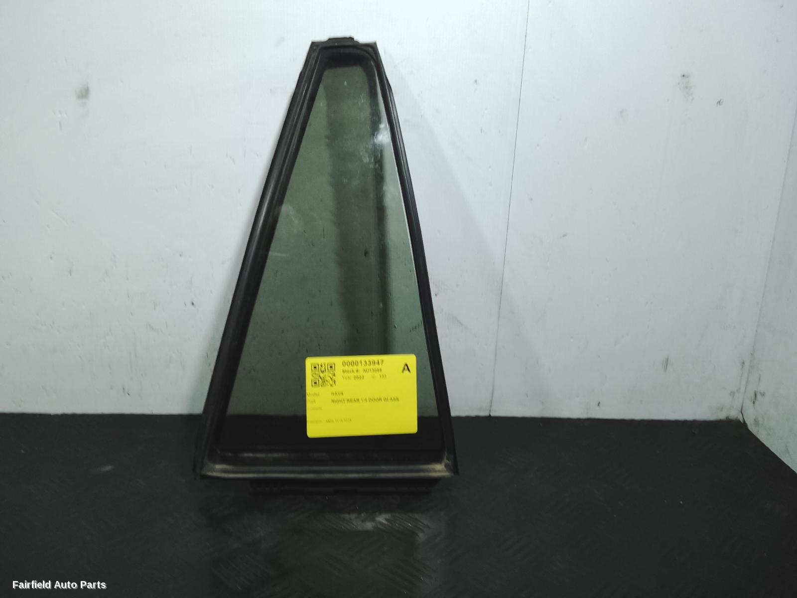 2018-2025 Toyota Rav4 Right Rear 1 4 Door Glass