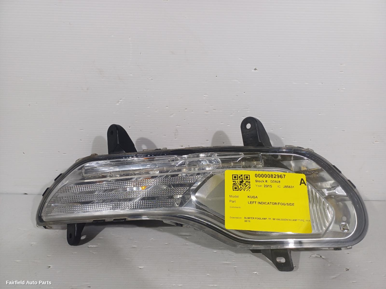 2012-2016 Ford Kuga Left Indicator Fog Side