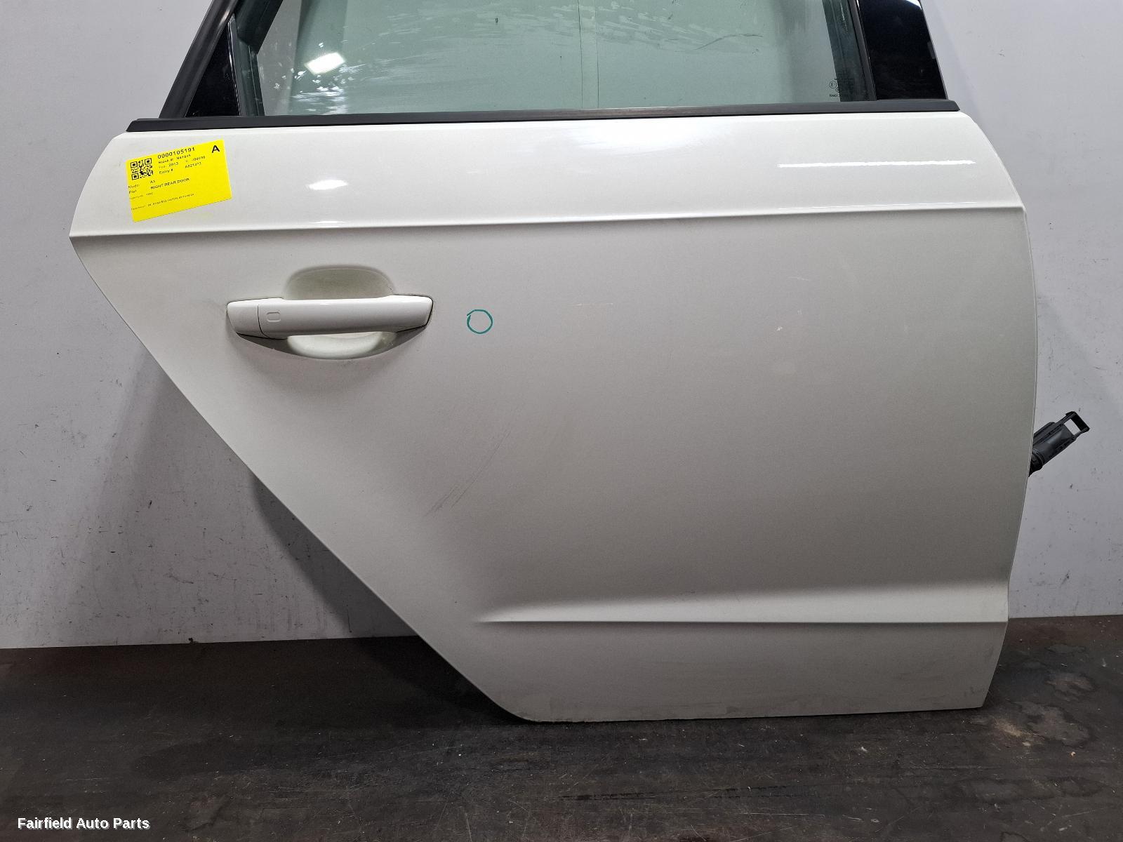 2013-2020 Audi A3 Right Rear Door Sliding