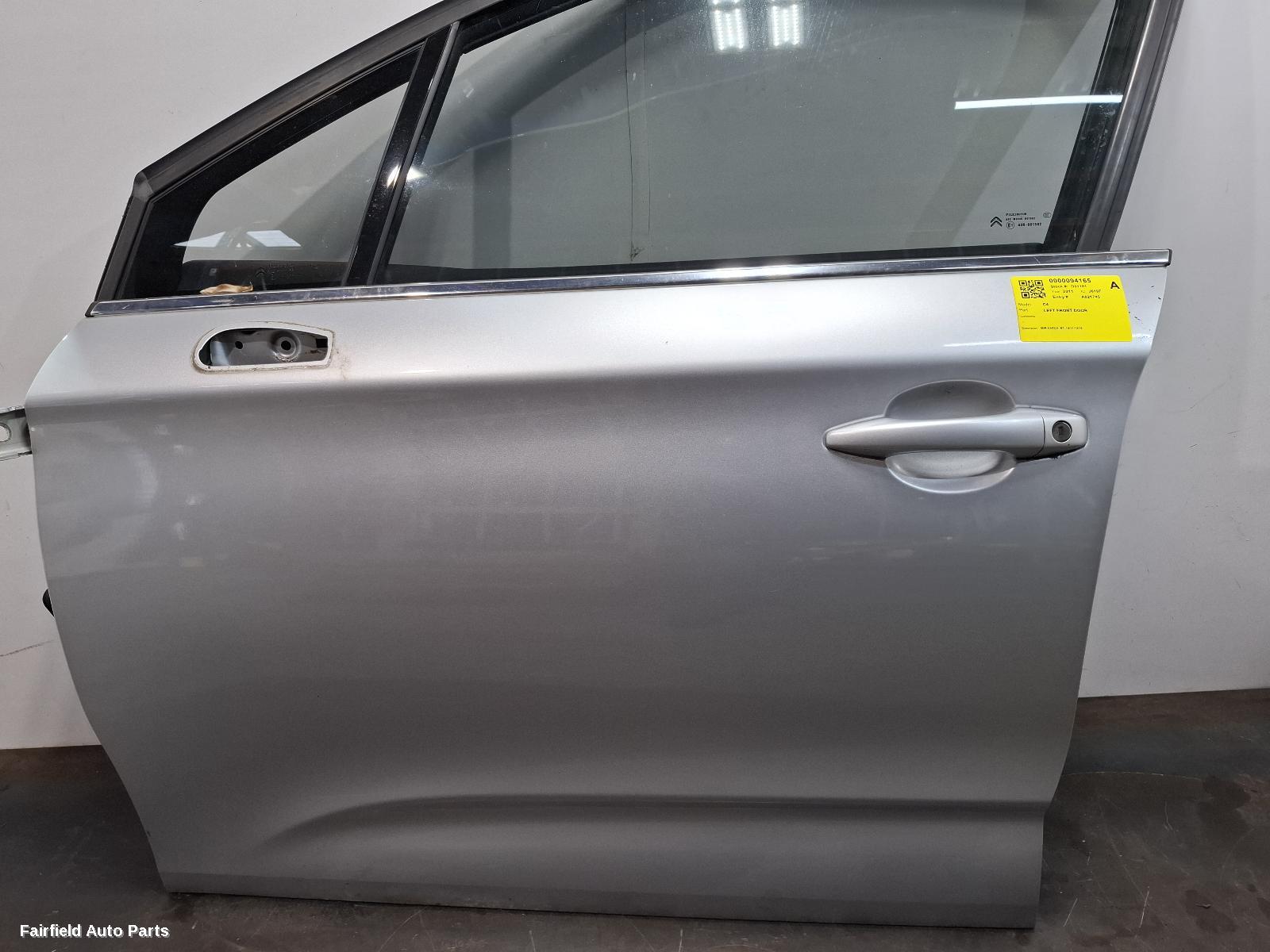 2011-2018 Citroen C4 Left Front Door