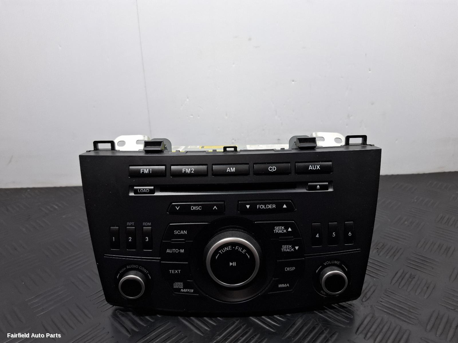 2009-2013 Mazda 3 Radio Cd Dvd Sat Tv